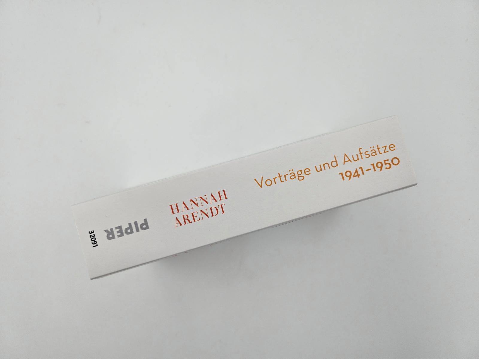 Beispielinhalt (Bild) Vorträge und Aufsätze 1941-1950