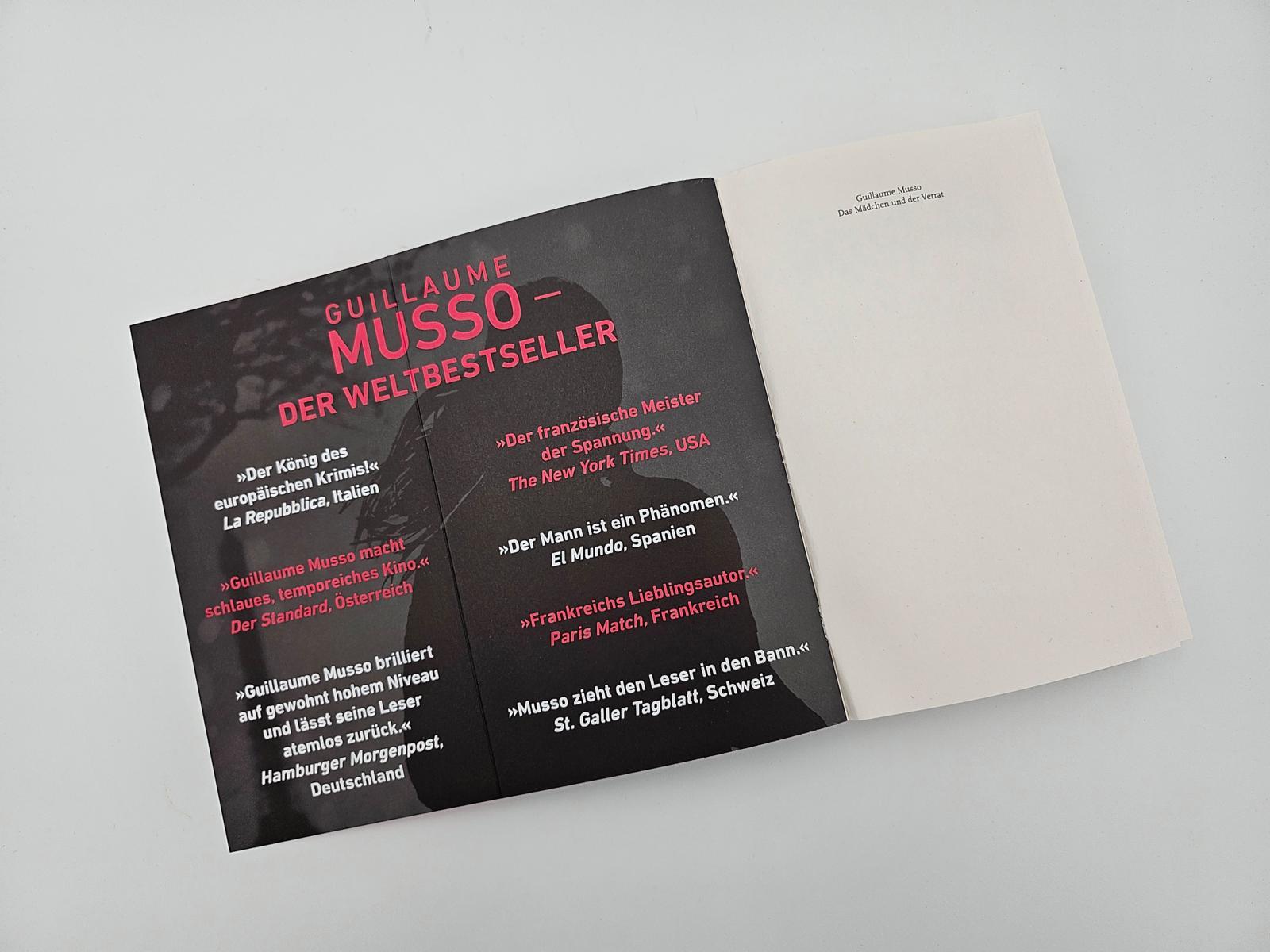 Beispielinhalt (Bild) Das Mädchen und der Verrat