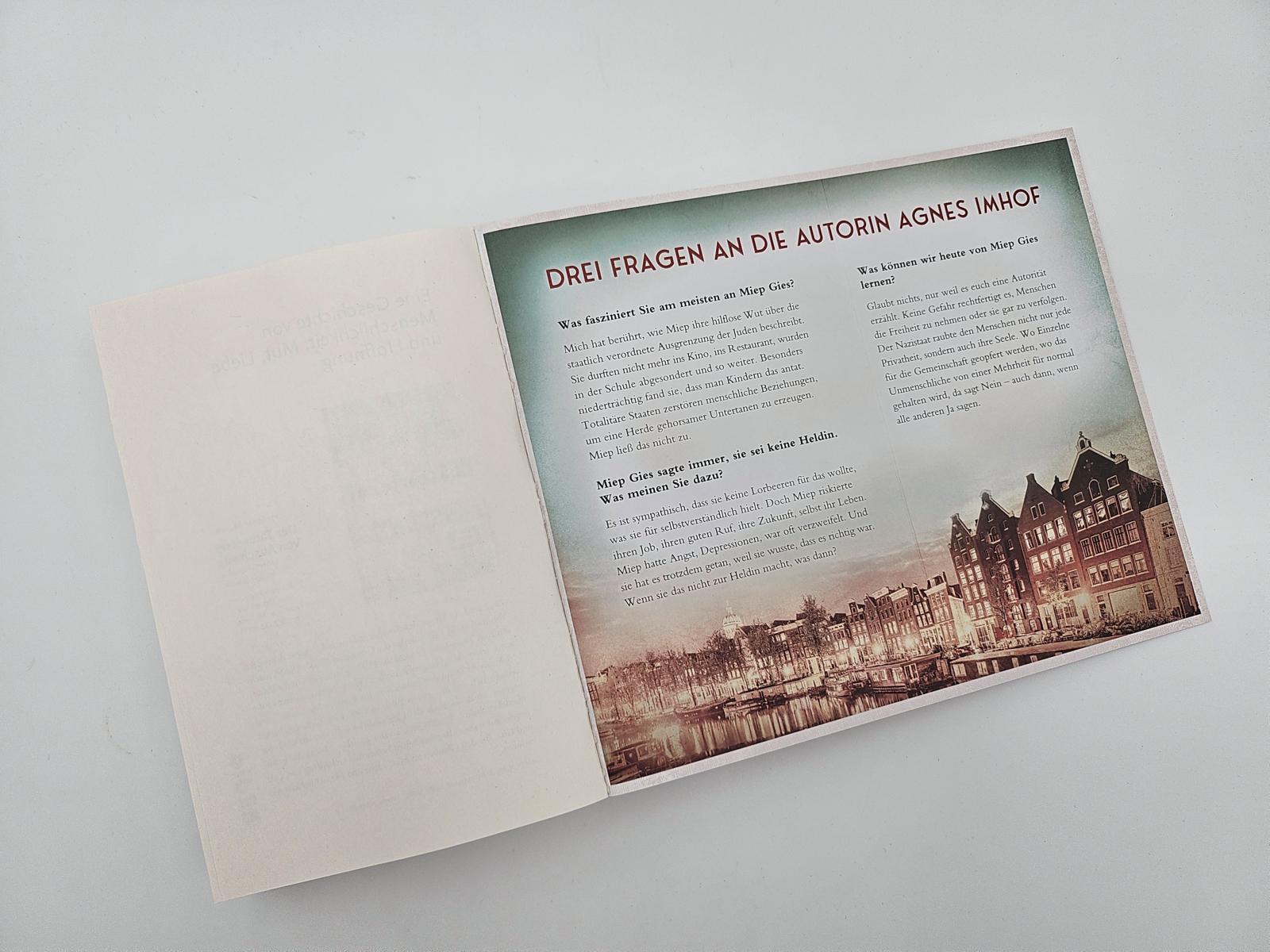 Beispielinhalt (Bild) Die Kastanien an der Gracht - Miep Gies und das Tagebuch der Anne Frank