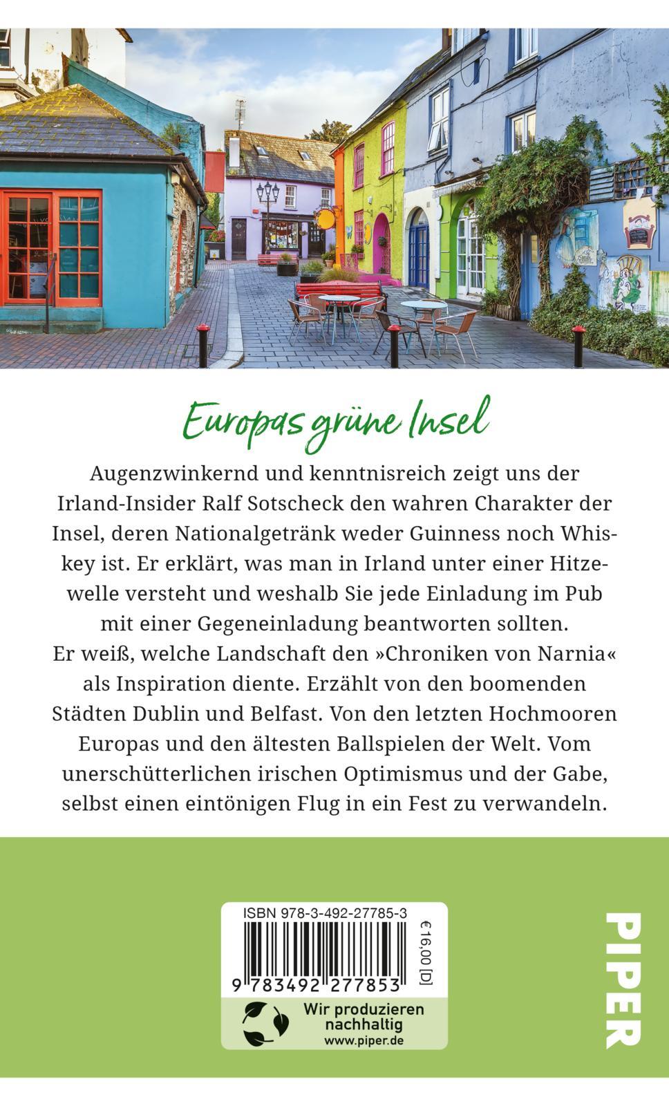 Rückseitencover Gebrauchsanweisung für Irland