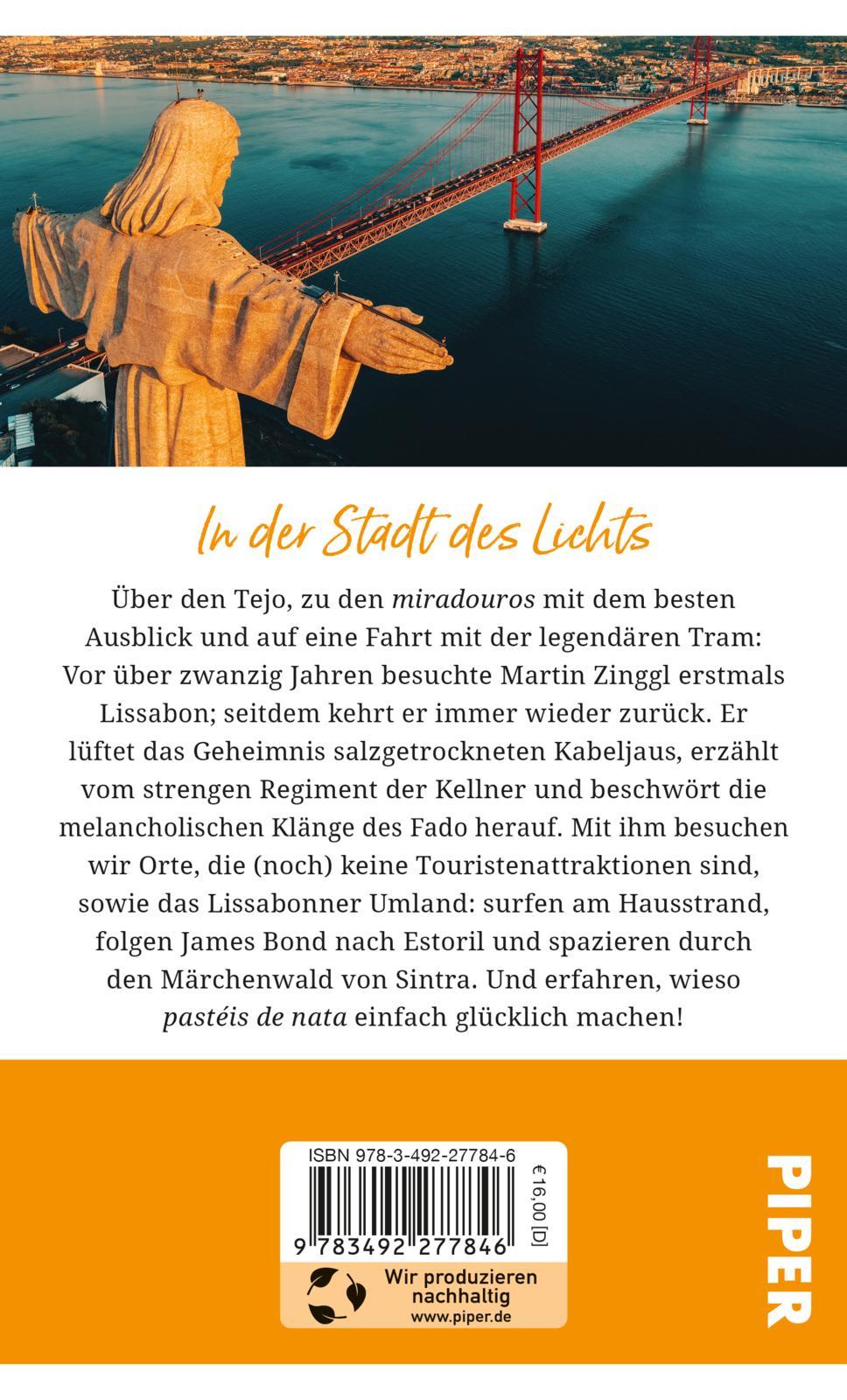 Rückseitencover Gebrauchsanweisung für Lissabon
