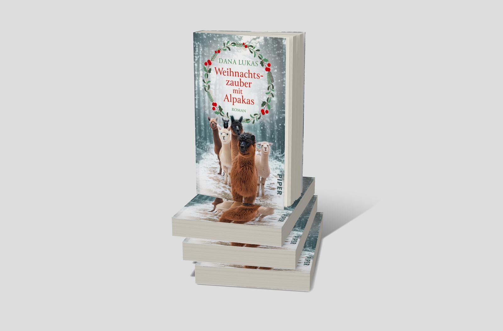 Beispielinhalt (Bild) Weihnachtszauber mit Alpakas