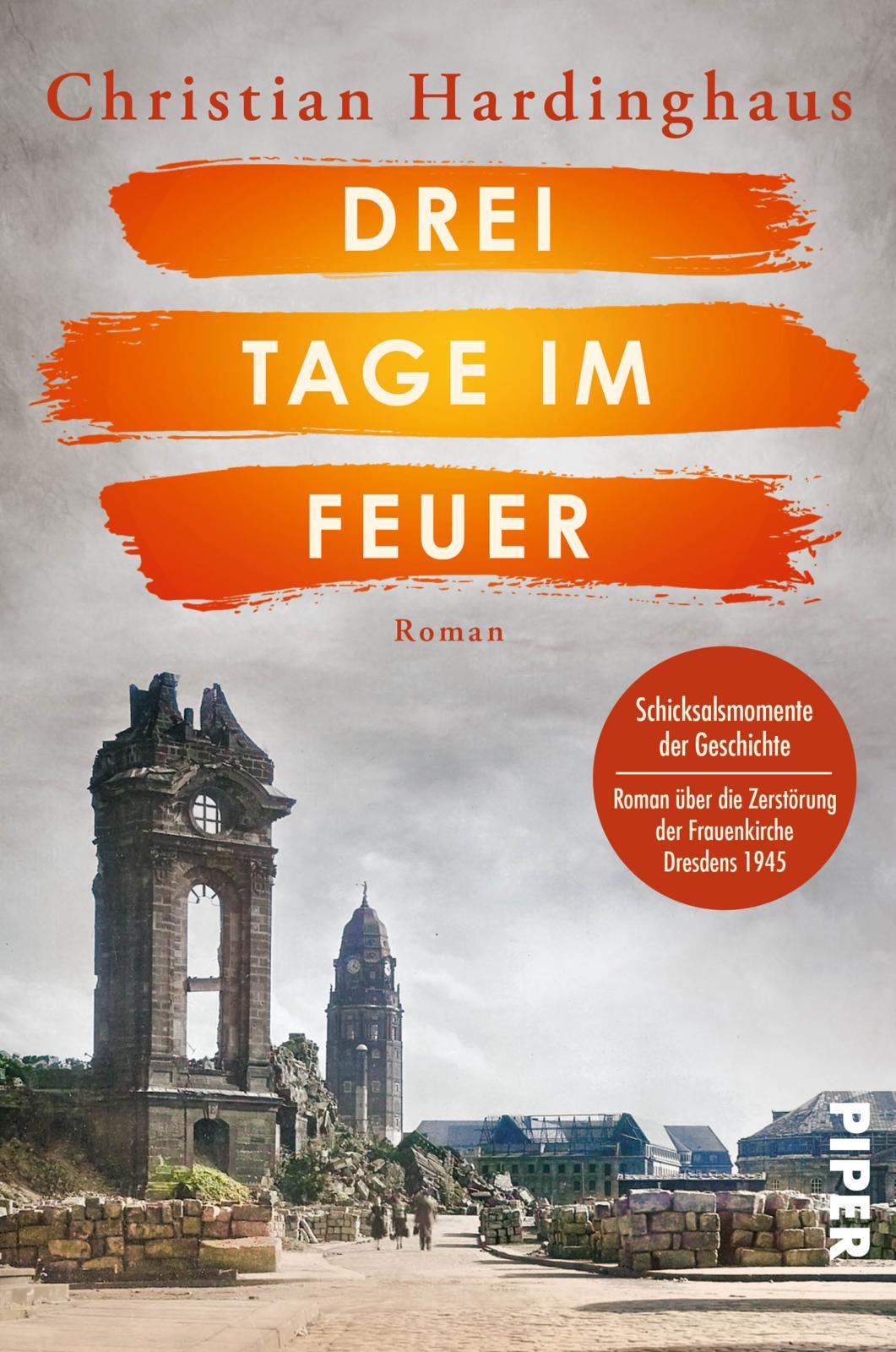 Vorderes Coverbild Drei Tage im Feuer