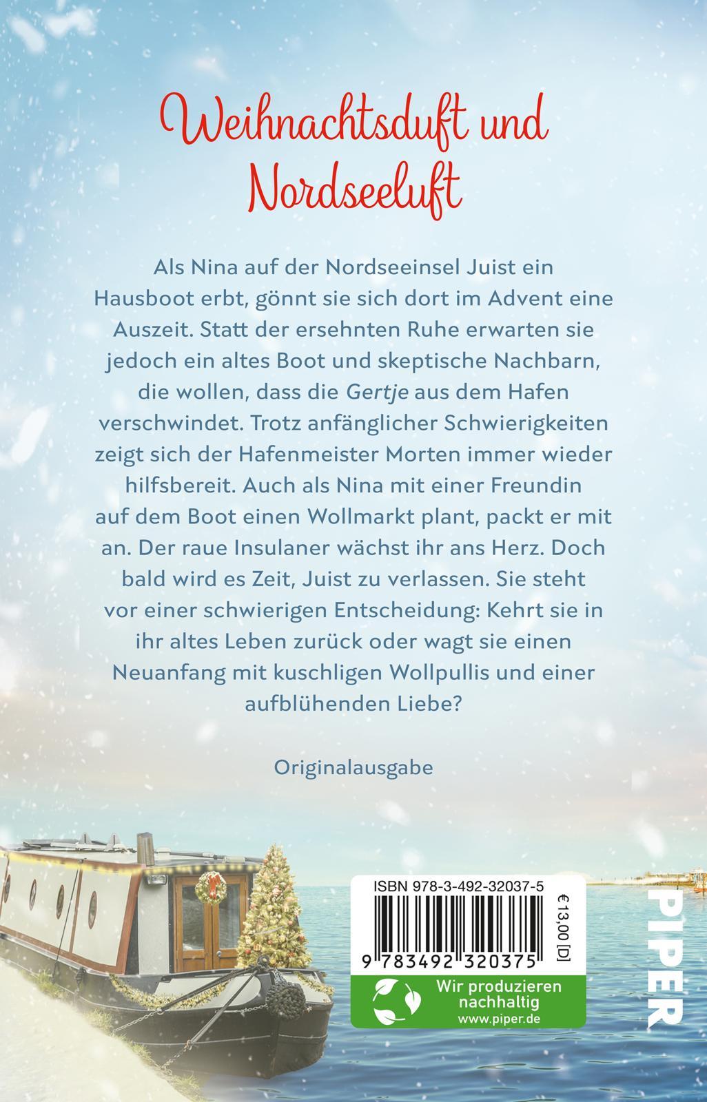 Rückseitencover Das kleine Weihnachtsboot an der Nordsee