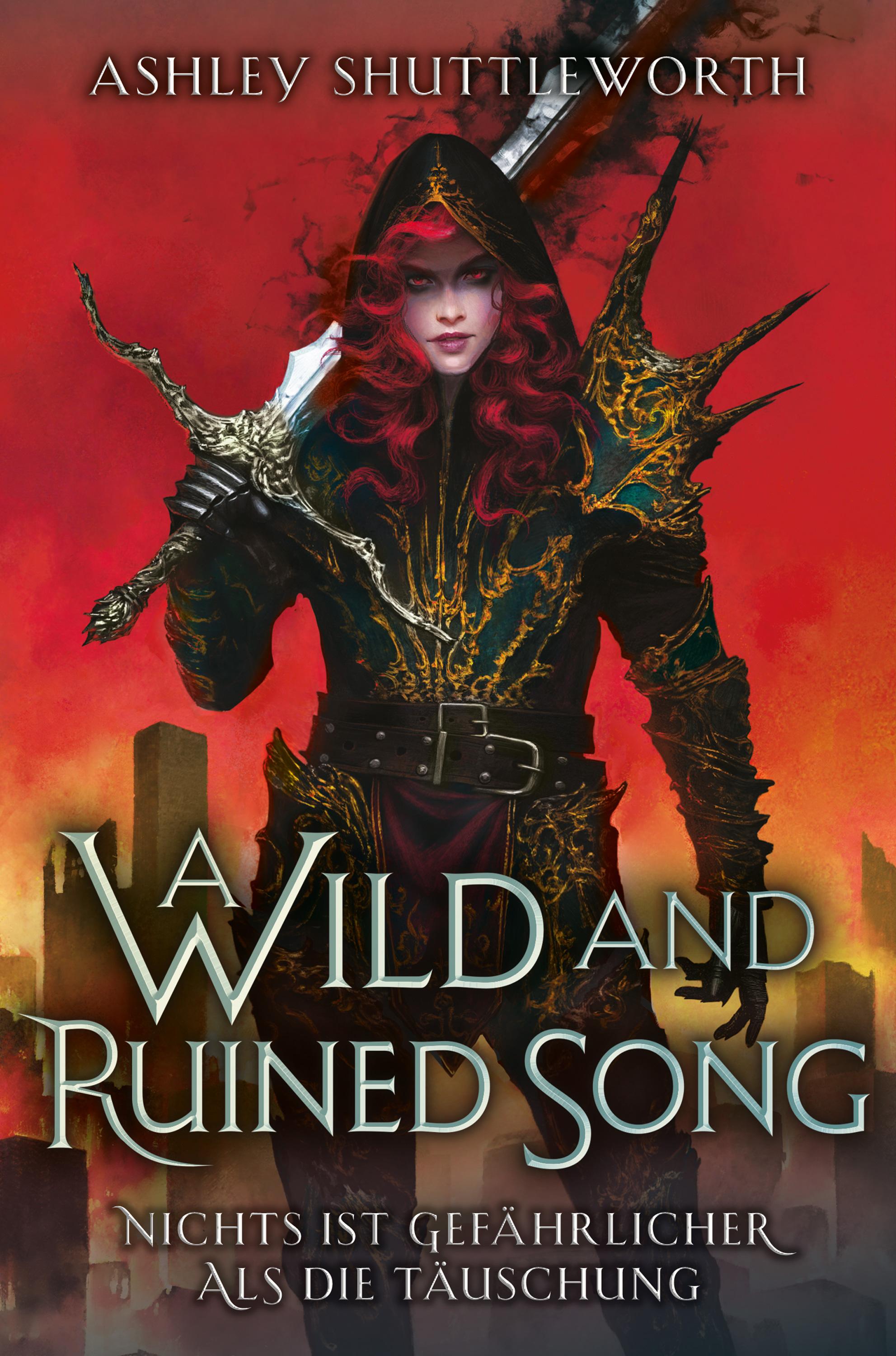 Vorderes Coverbild A Wild and Ruined Song - Nichts ist gefährlicher als die Täuschung (Hollow Star Saga 4) (Erstauflage mit Farbschnitt)