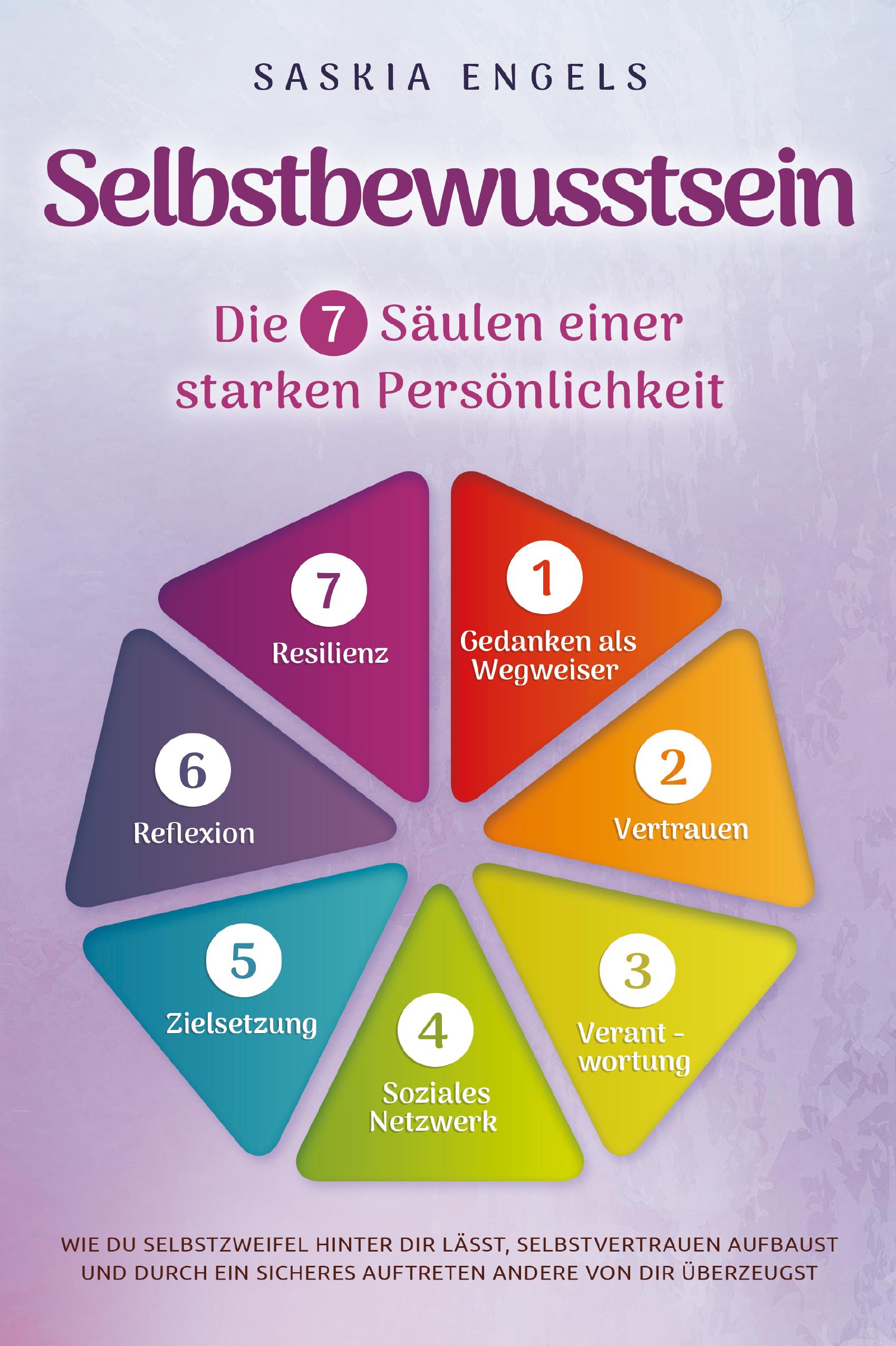 Vorderes Coverbild Selbstbewusstsein - Die 7 Säulen einer starken Persönlichkeit: Wie du Selbstzweifel hinter dir lässt, Selbstvertrauen aufbaust und durch ein sicheres Auftreten andere von dir überzeugst