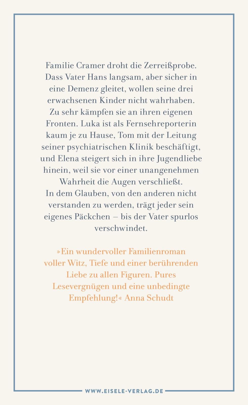 Rückseitencover Die andern sind das weite Meer