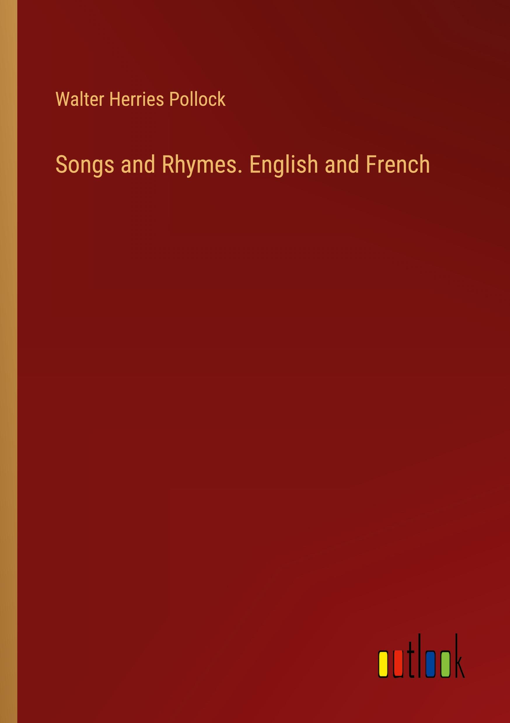 Vorderes Coverbild Songs and Rhymes. English and French