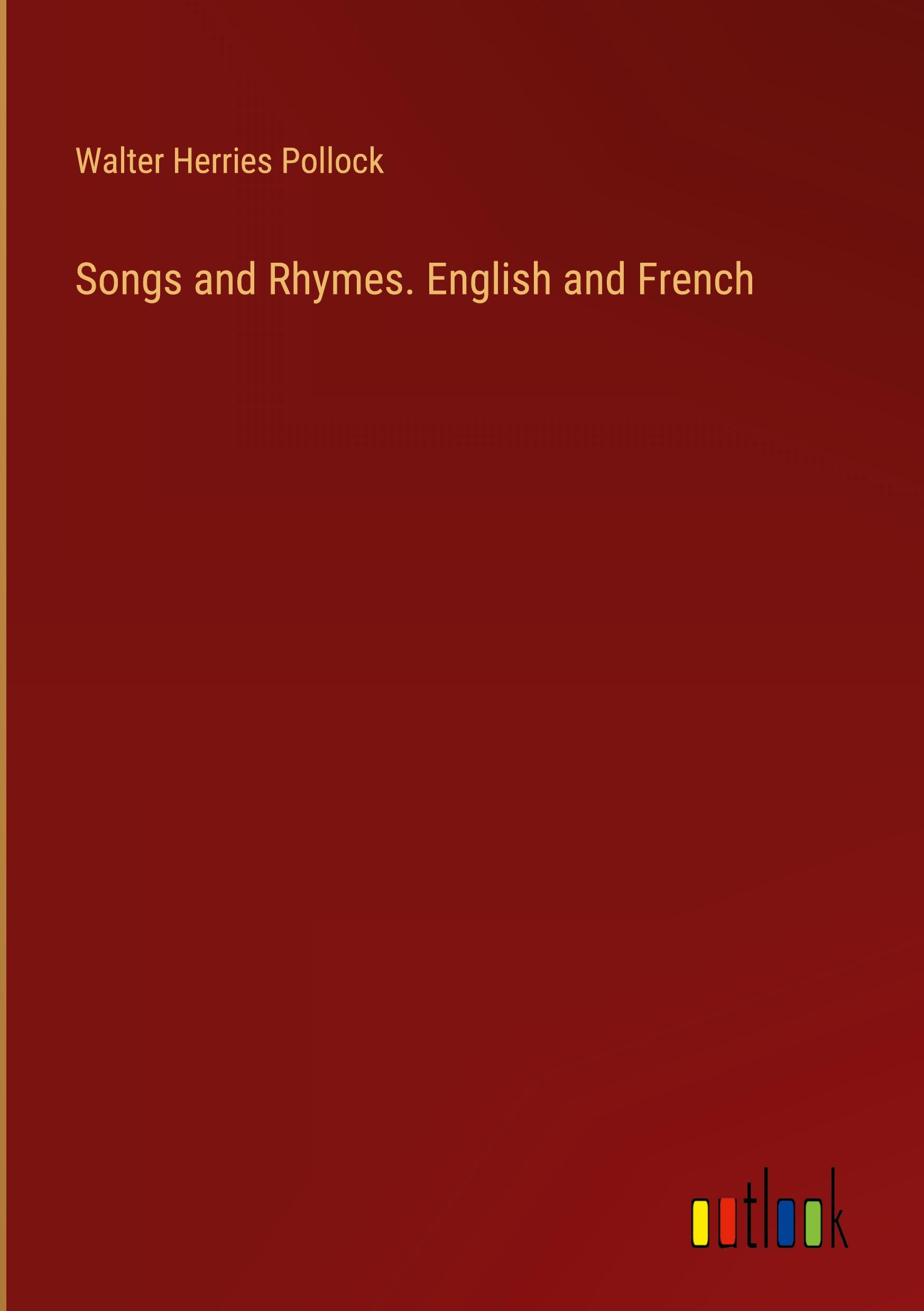 Vorderes Coverbild Songs and Rhymes. English and French