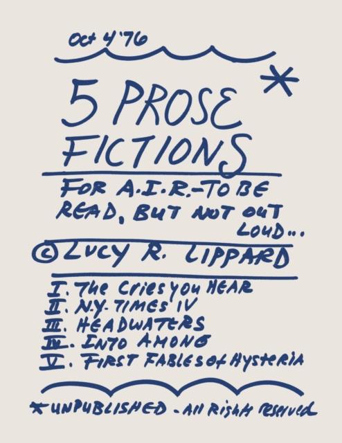 Vorderes Coverbild 5 Prose Fictions