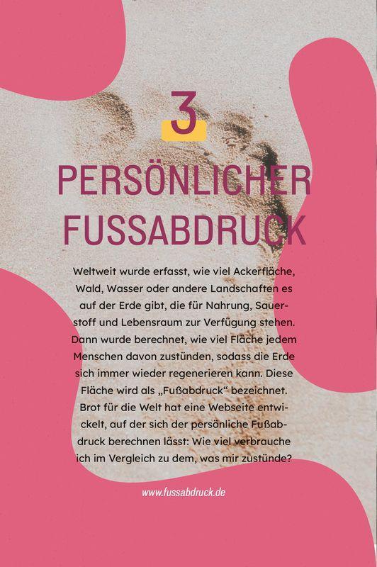 Beispielinhalt (Bild) Nachhaltiger leben