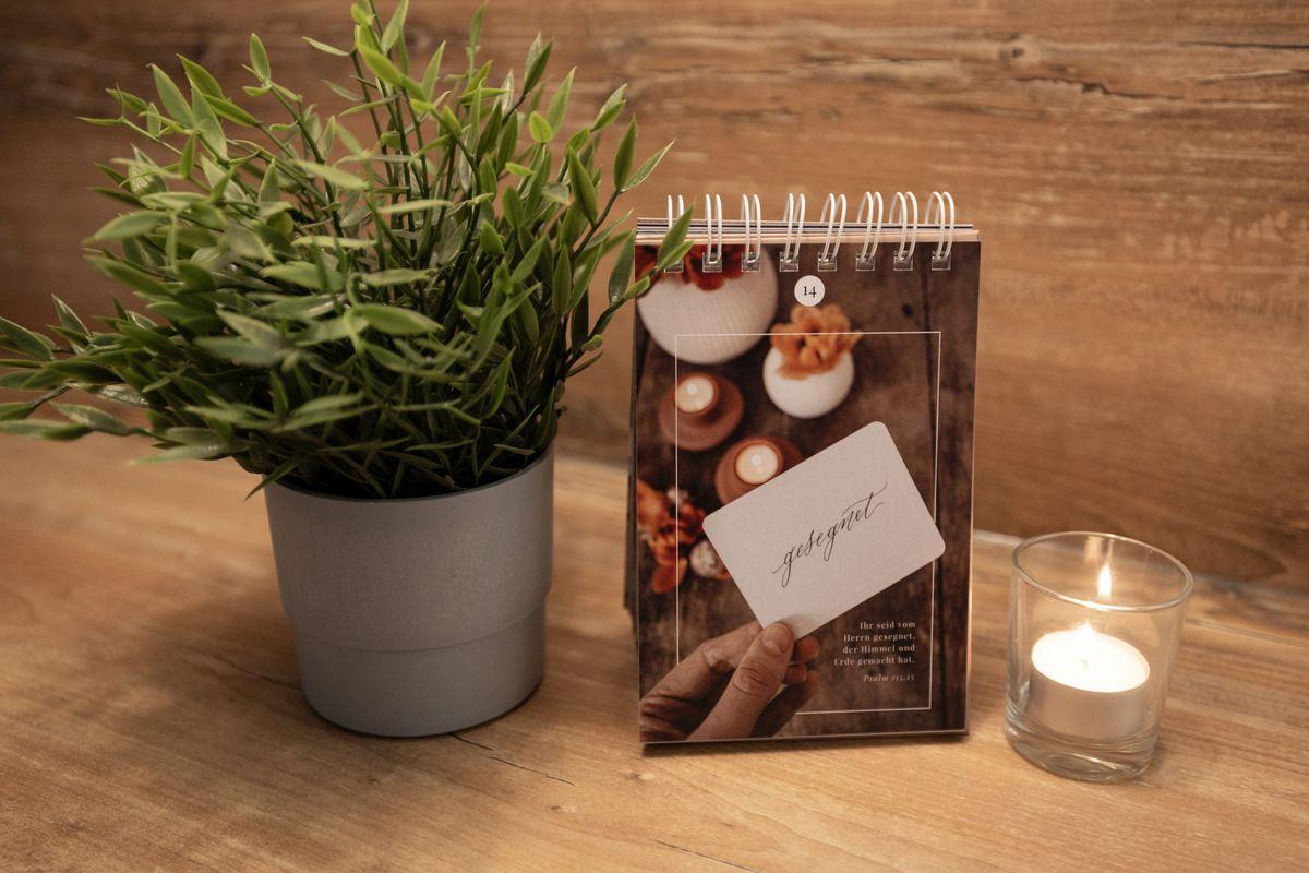 Beispielinhalt (Bild) Blühende Worte - Adventskalender