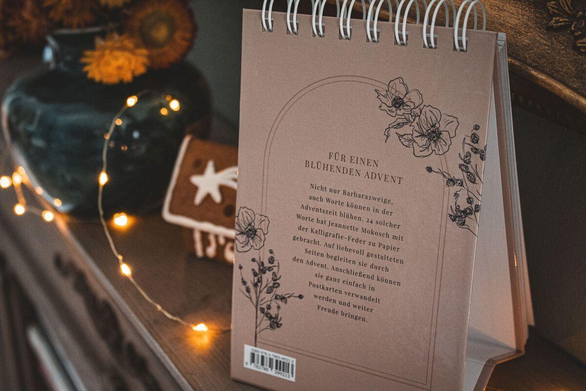 Beispielinhalt (Bild) Blühende Worte - Adventskalender