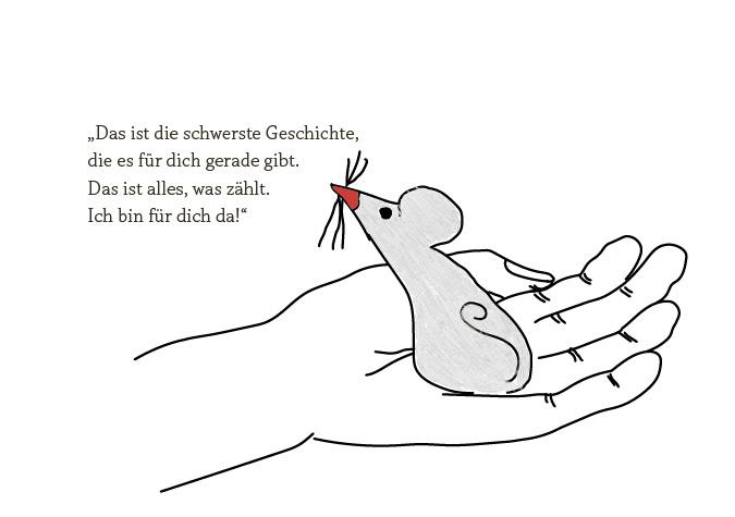 Beispielinhalt (Bild) Die Fabel von der schwersten Trauer