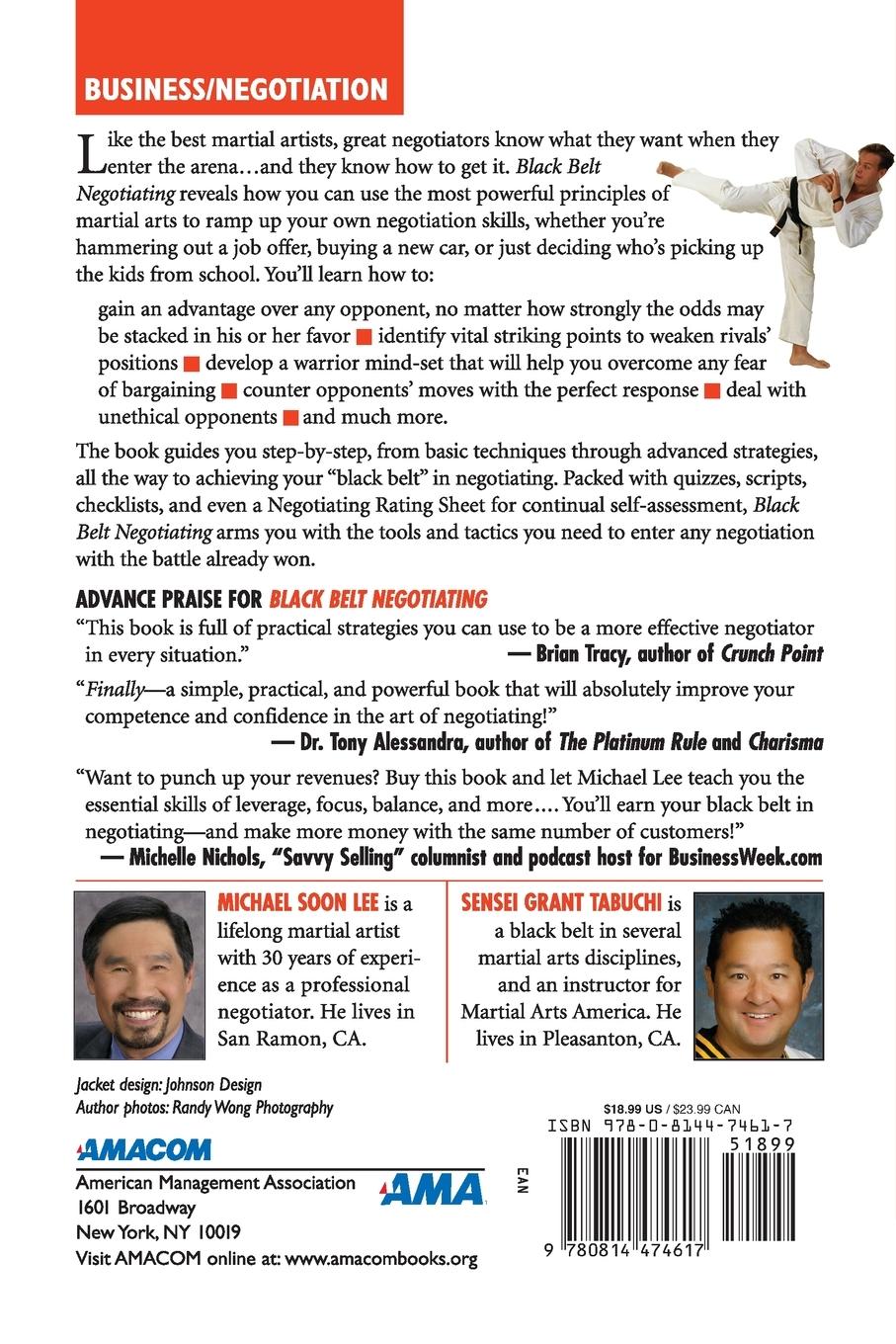 Rückseitencover The Black Belt Negotiating