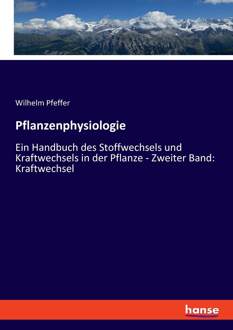 Vorderes Coverbild Pflanzenphysiologie