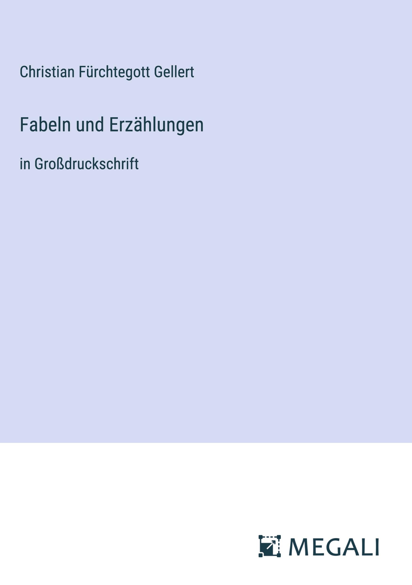 Vorderes Coverbild Fabeln und Erzählungen