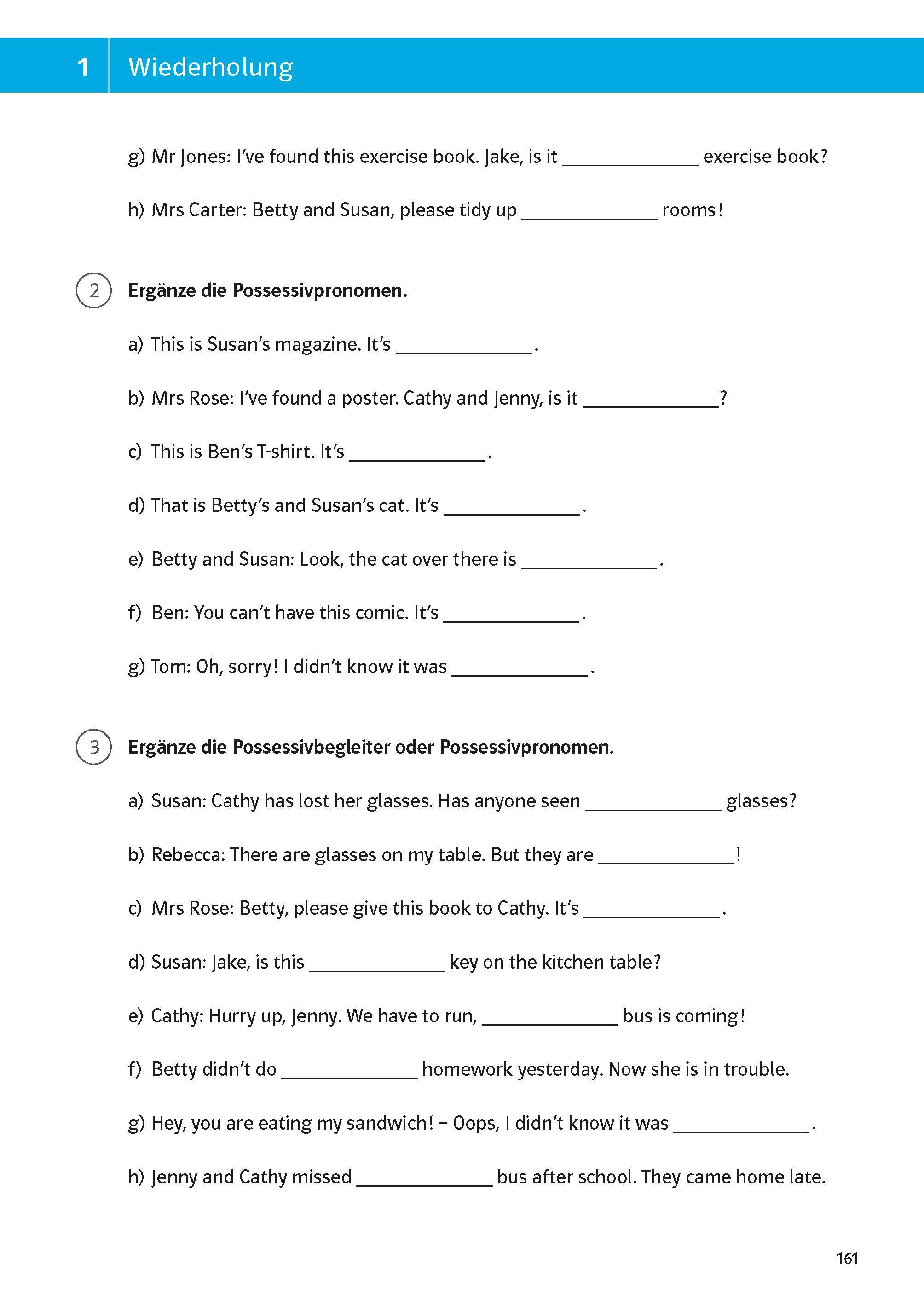 Beispielinhalt (Bild) Sicher durch die 6. Klasse - Deutsch, Mathematik, Englisch