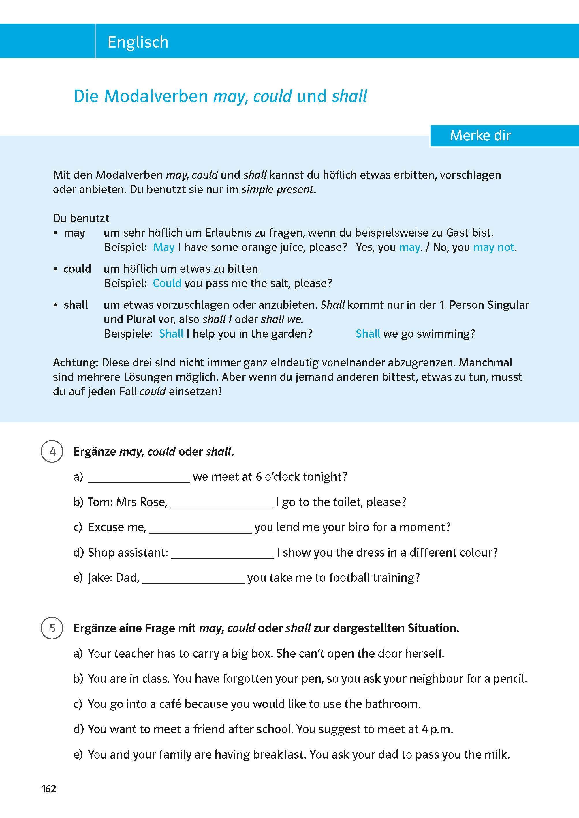 Beispielinhalt (Bild) Sicher durch die 6. Klasse - Deutsch, Mathematik, Englisch