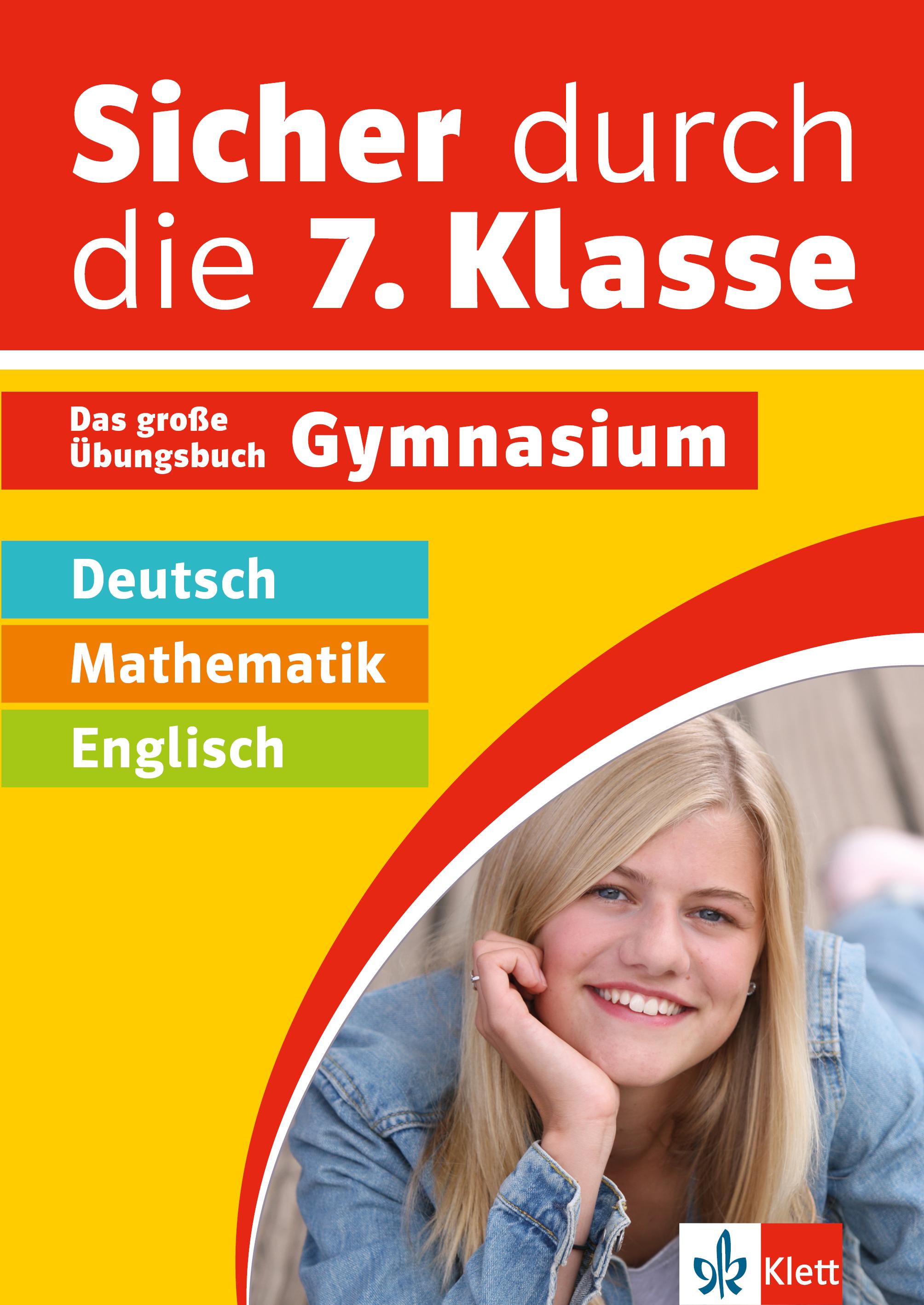 Vorderes Coverbild Klett Sicher durch die 7. Klasse - Deutsch, Mathematik, Englisch