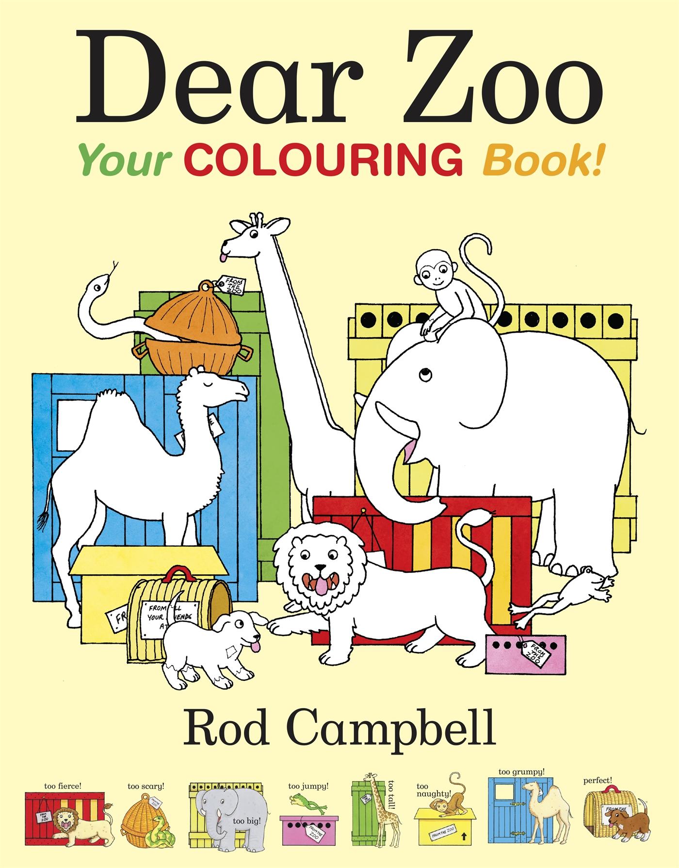 Vorderes Coverbild Dear Zoo: Your Colouring Book