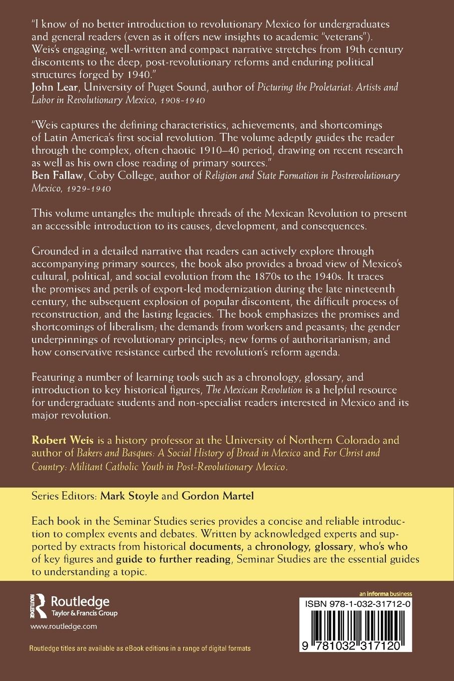 Rückseitencover The Mexican Revolution