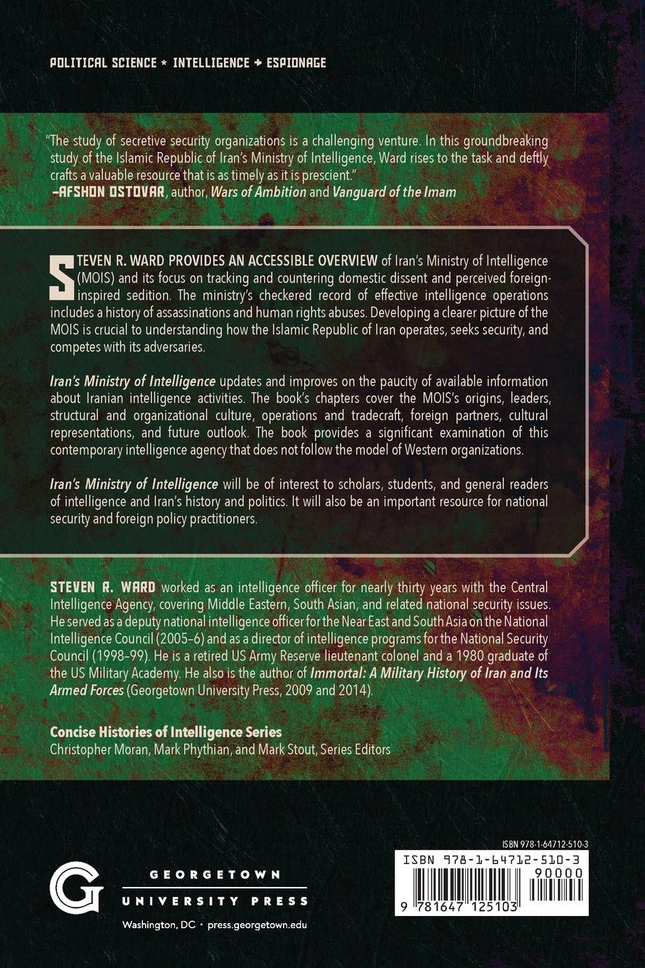 Rückseitencover Iran's Ministry of Intelligence
