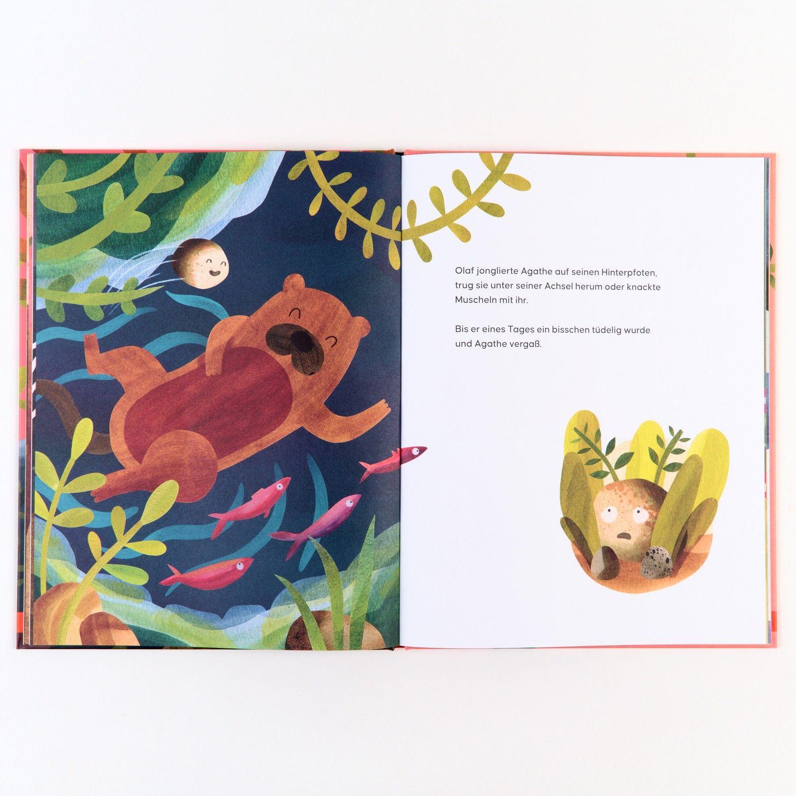 Beispielinhalt (Bild) Agathe Stein geht auf Reisen