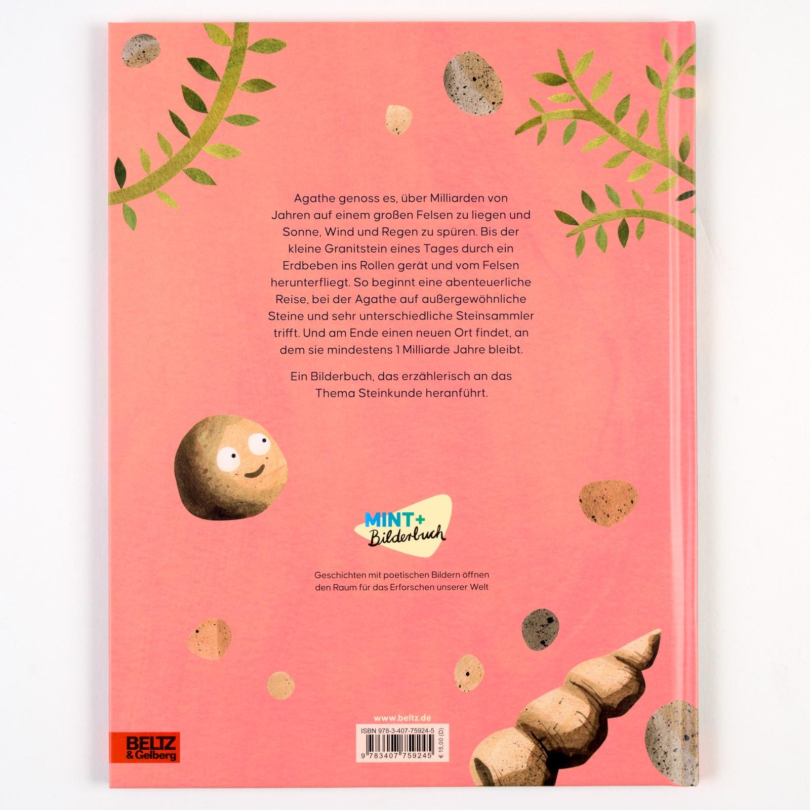 Rückseitencover Agathe Stein geht auf Reisen