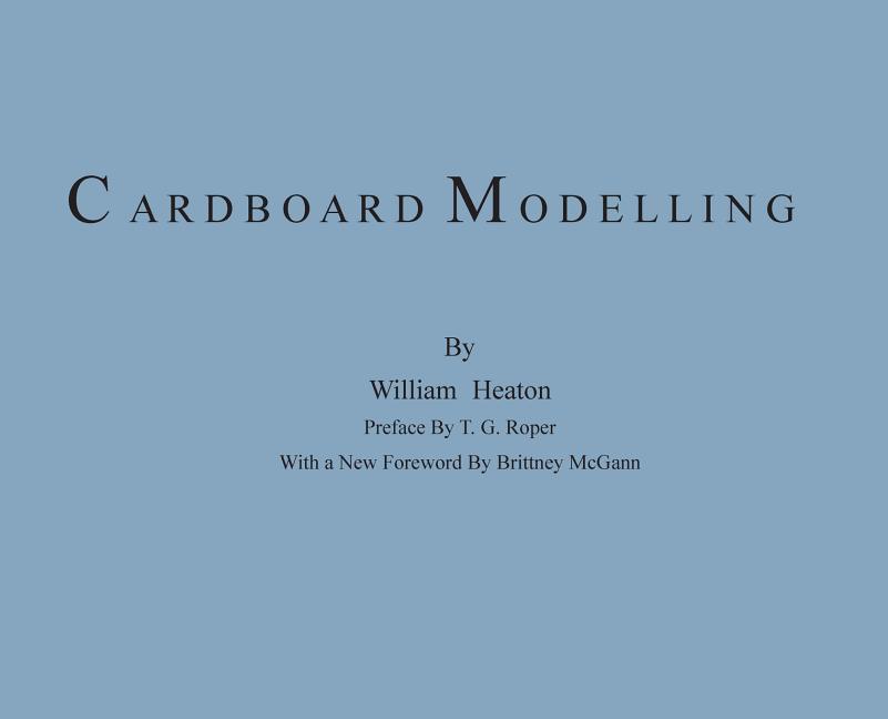 Vorderes Coverbild Cardboard Modelling