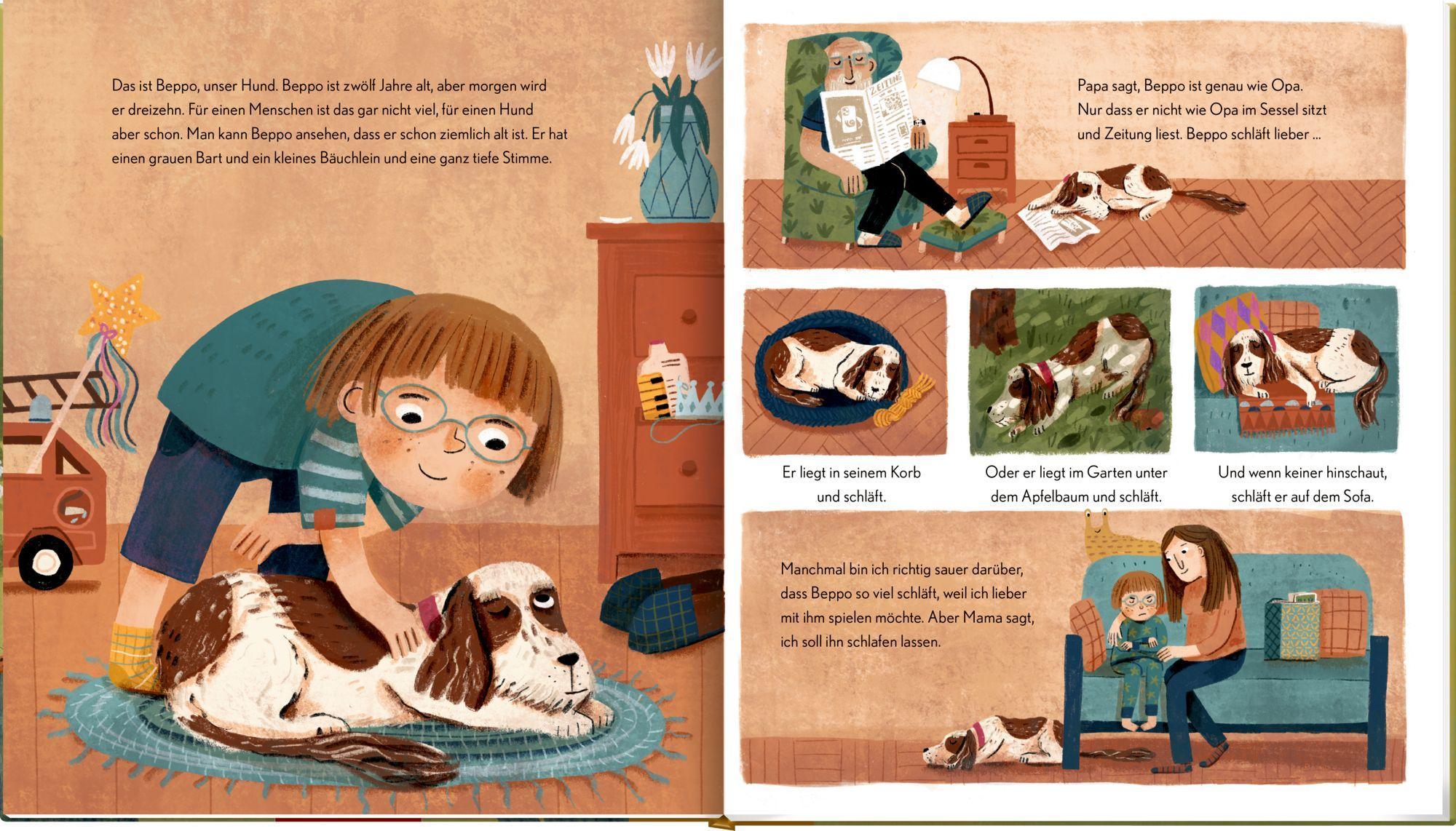 Beispielinhalt (Bild) Beppo wird alt