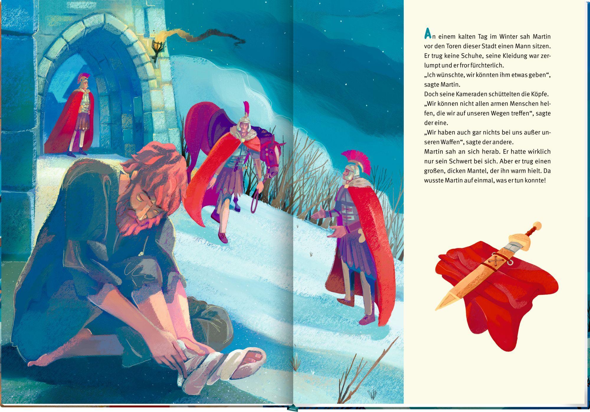 Beispielinhalt (Bild) Die Geschichte von Sankt Martin