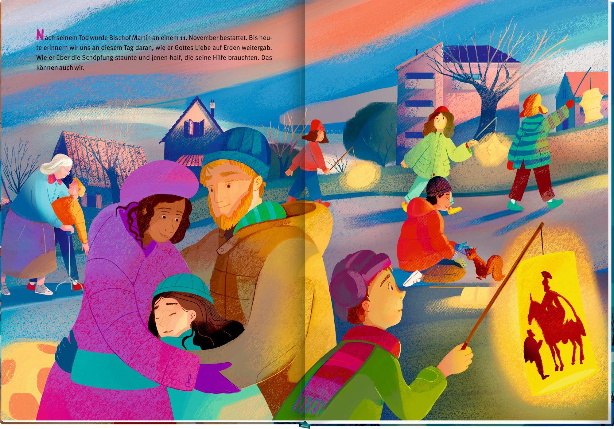 Beispielinhalt (Bild) Die Geschichte von Sankt Martin