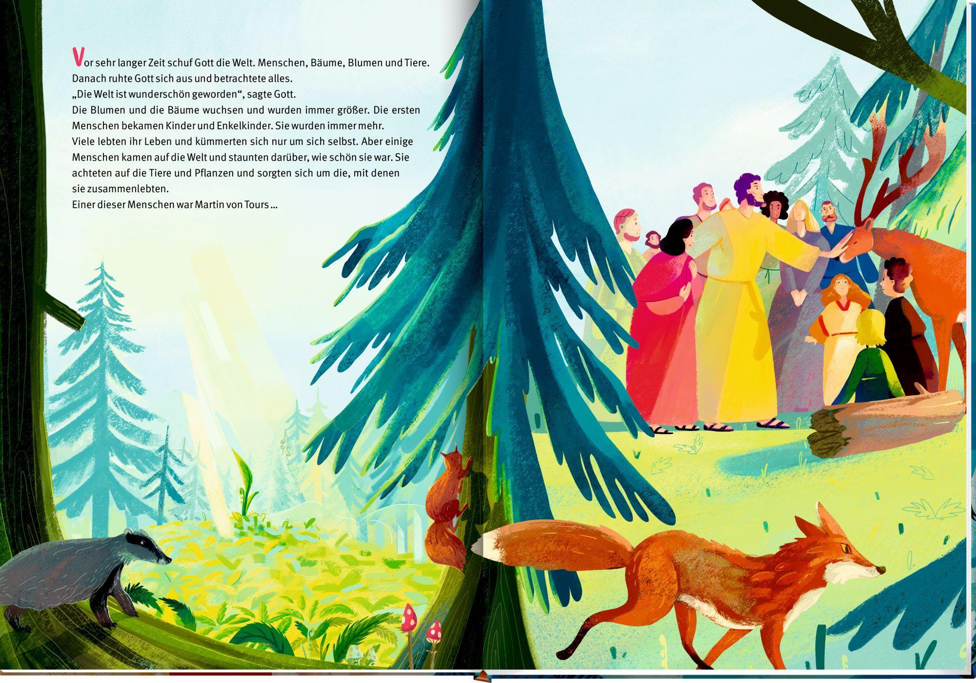 Beispielinhalt (Bild) Die Geschichte von Sankt Martin