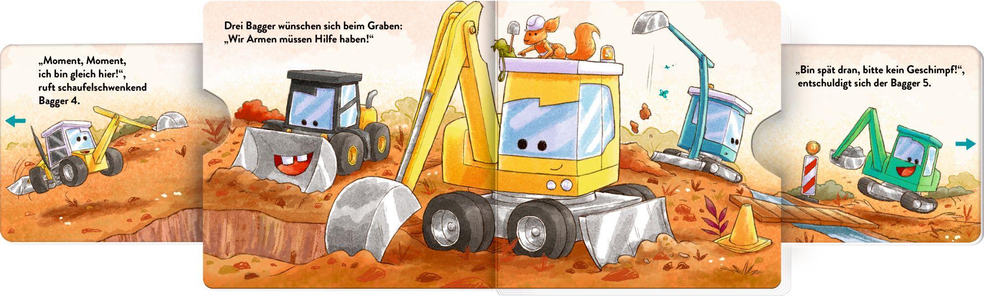 Beispielinhalt (Bild) Wer will fleißige Bagger sehn?