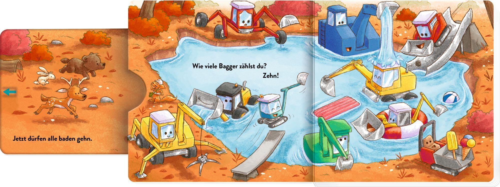 Beispielinhalt (Bild) Wer will fleißige Bagger sehn?