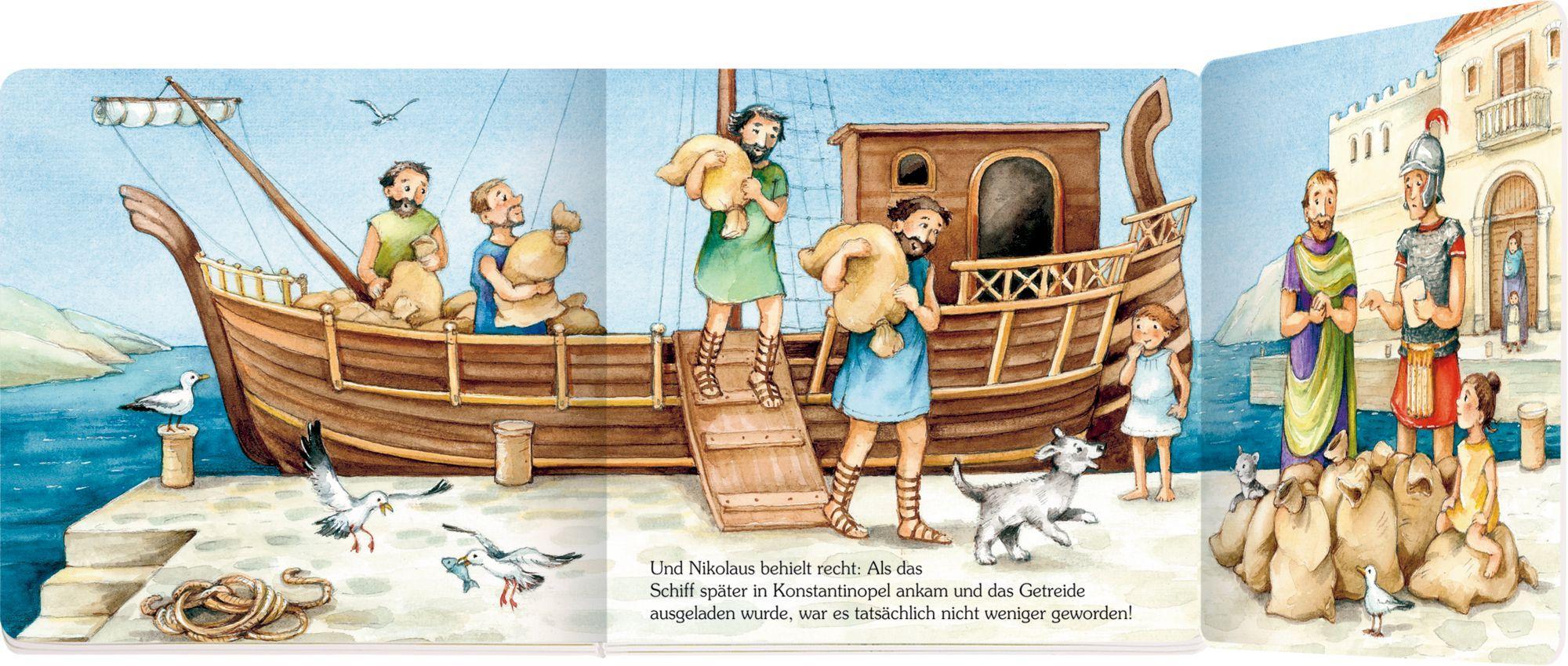 Beispielinhalt (Bild) Die Geschichte vom heiligen Nikolaus