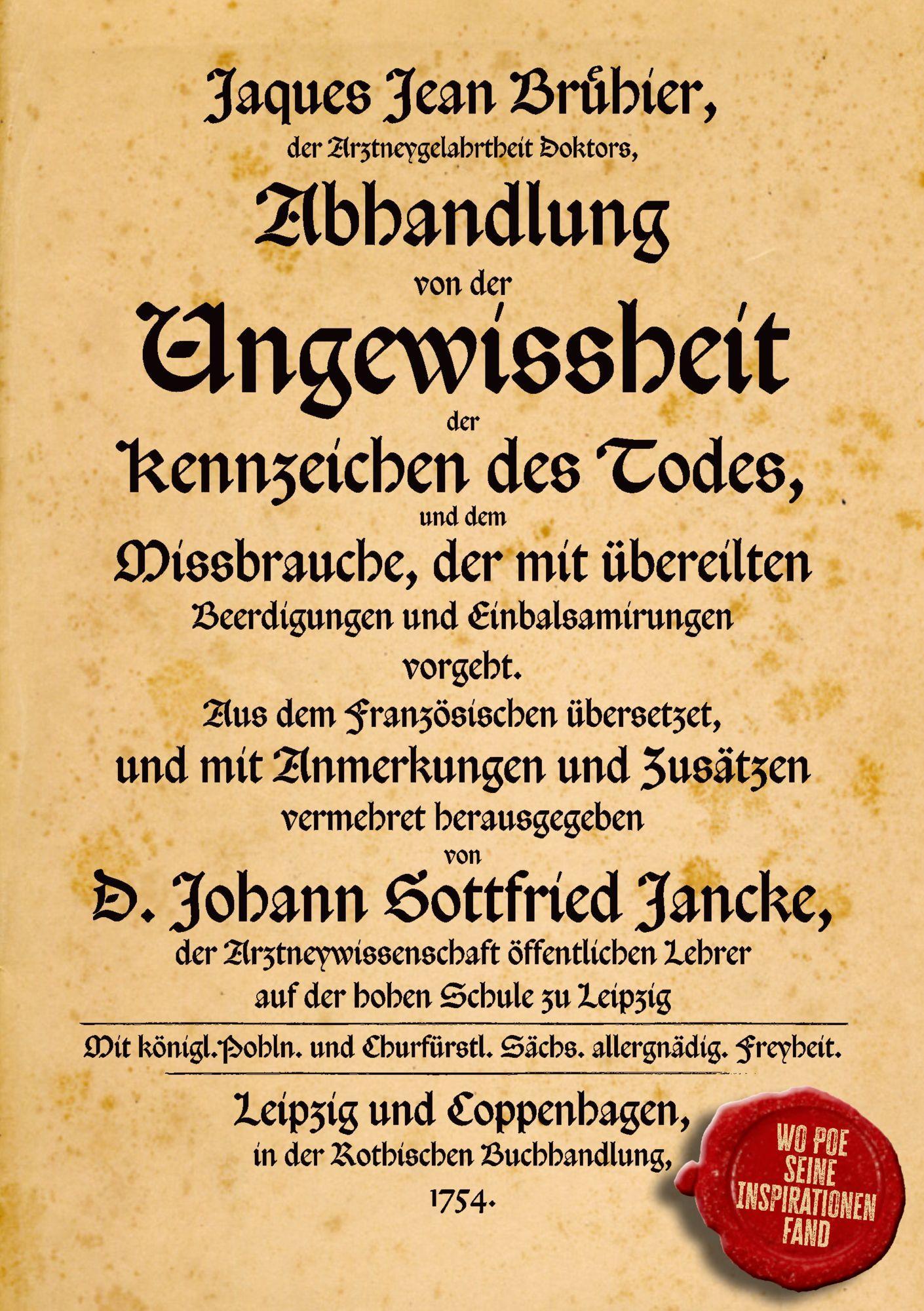 Beispielinhalt (Bild) Der Untergang des Hauses Usher