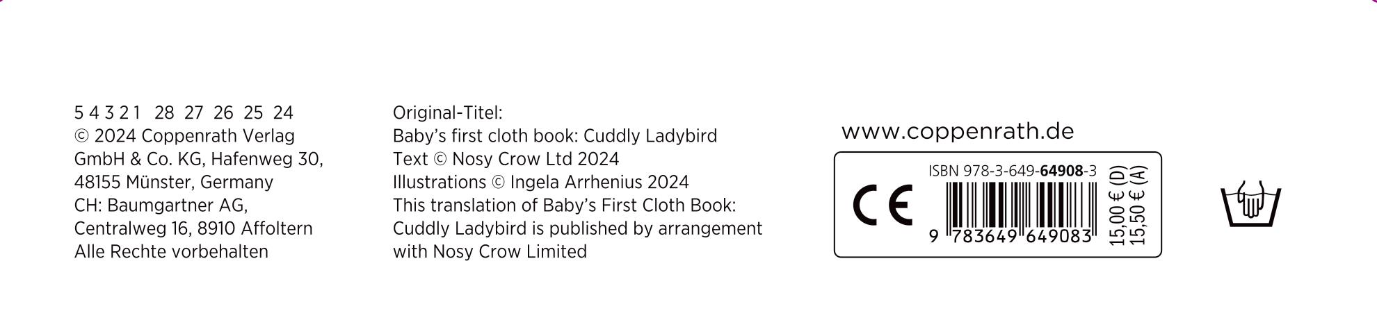 Rückseitencover Babys kuschelweiches Kontrastbuch (Stoffbuch)