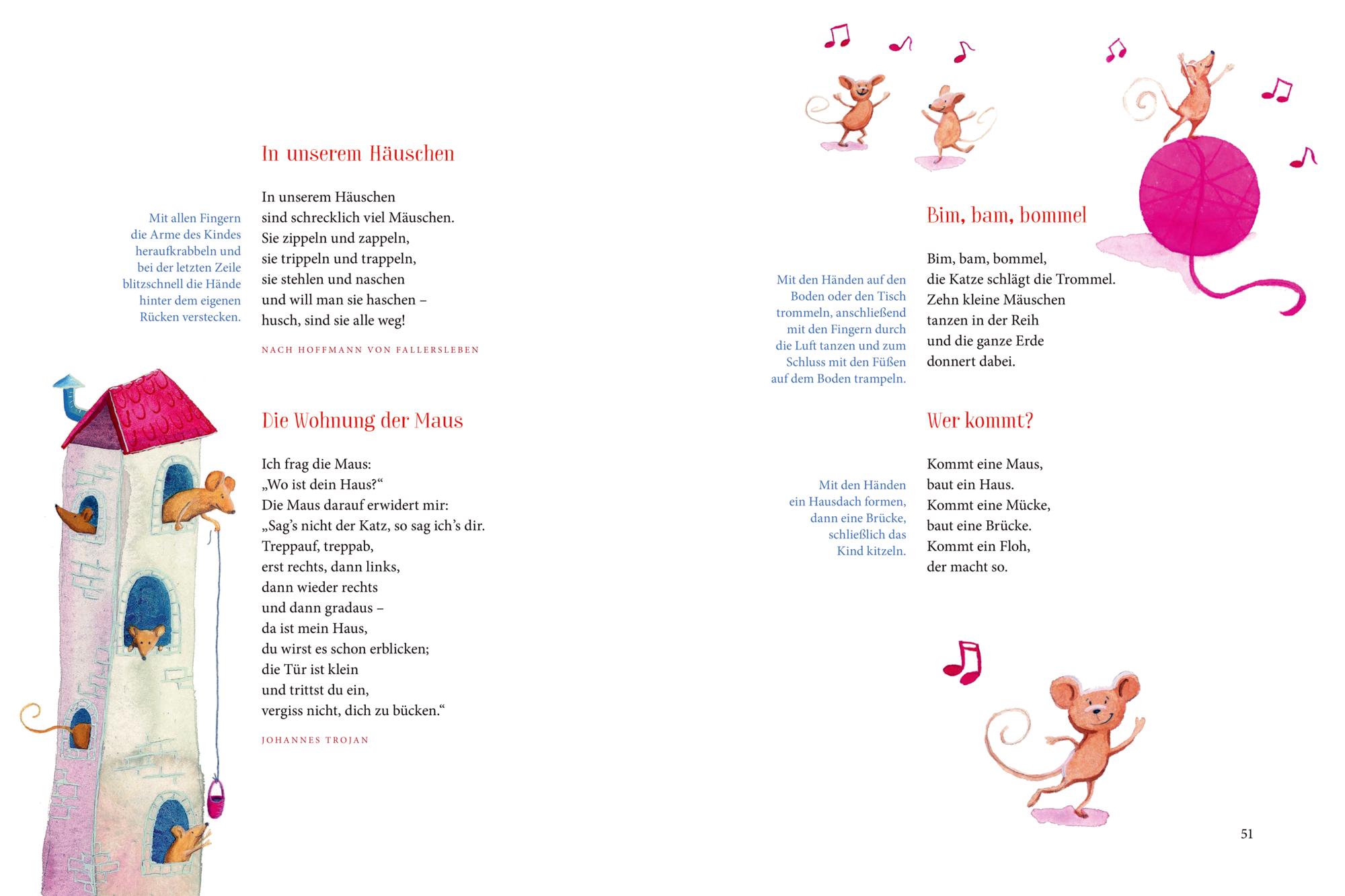 Beispielinhalt (Bild) Kribbel krabbel Mäuschen