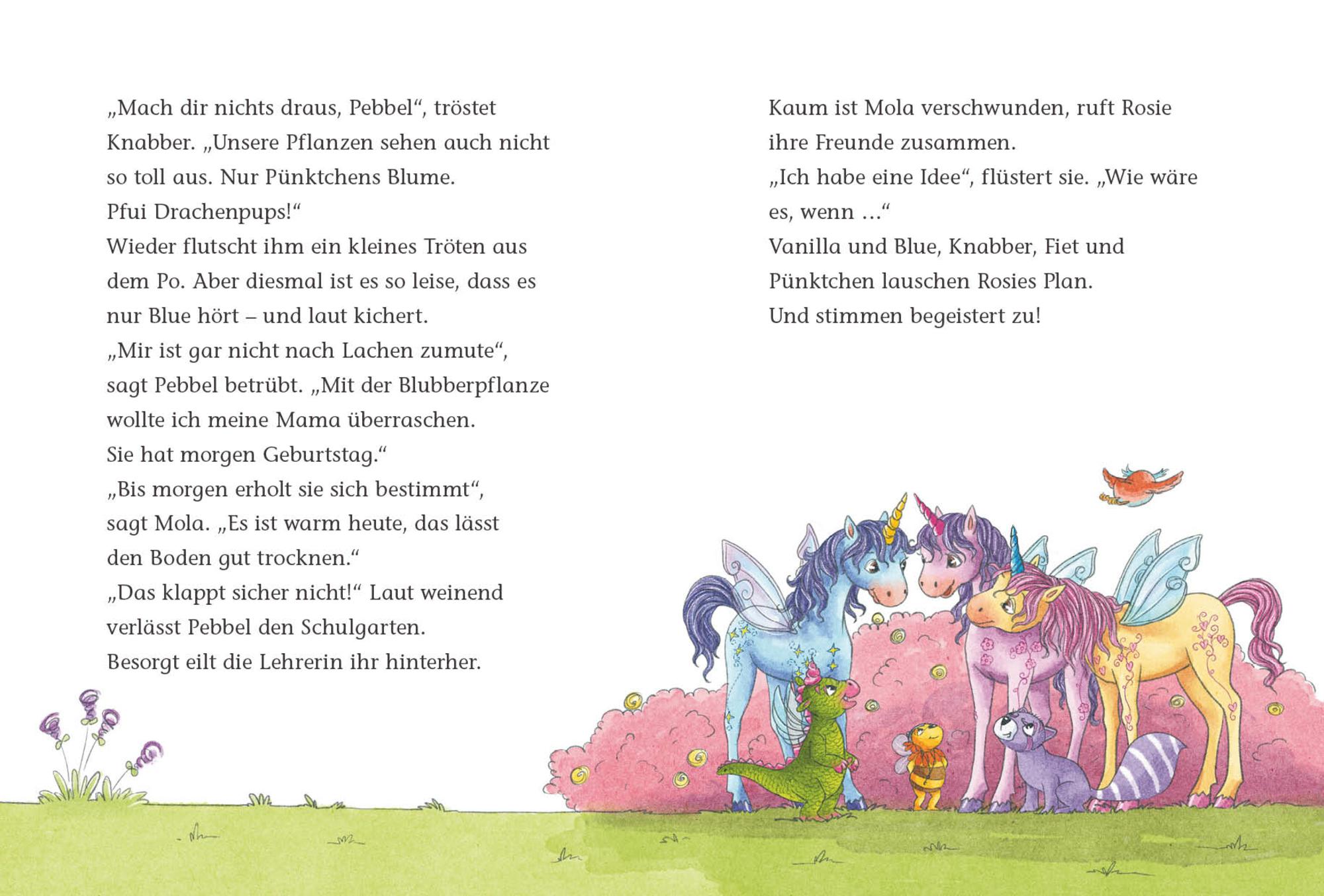 Beispielinhalt (Bild) Einhorn-Paradies (Leseanfänger, Bd. 2)