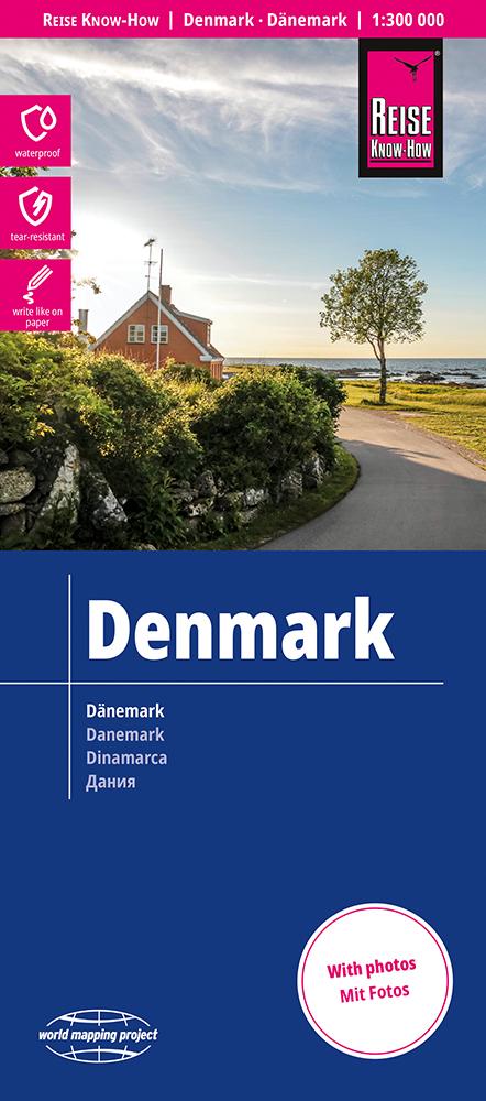 Vorderes Coverbild Reise Know-How Landkarte Dänemark / Denmark (1:300.000)