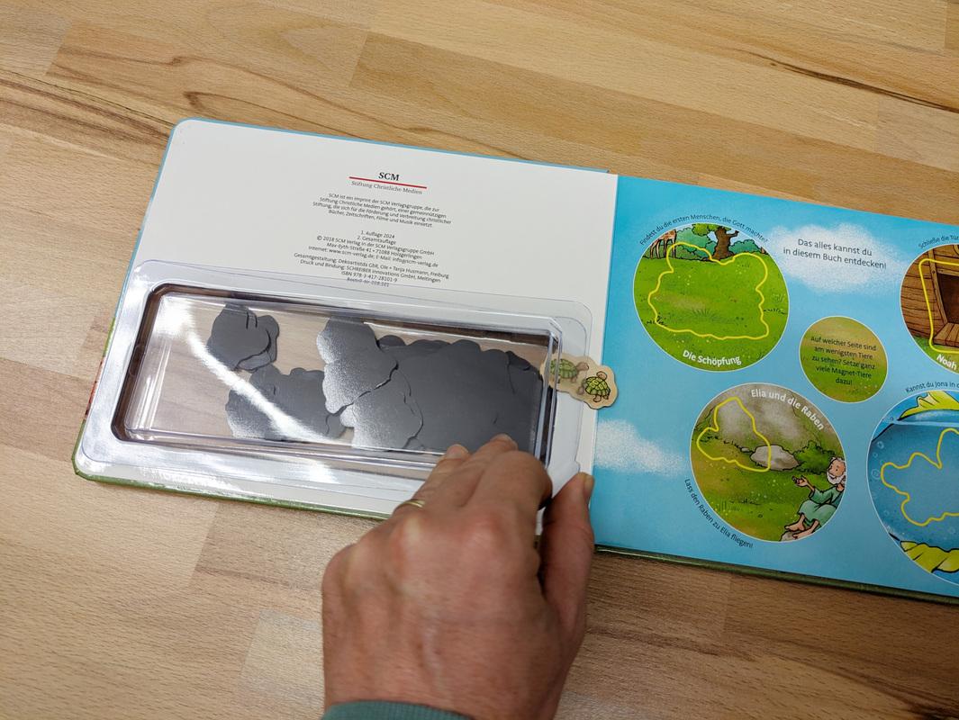 Beispielinhalt (Bild) Meine Magnet-Bibel-Geschichten von Tieren