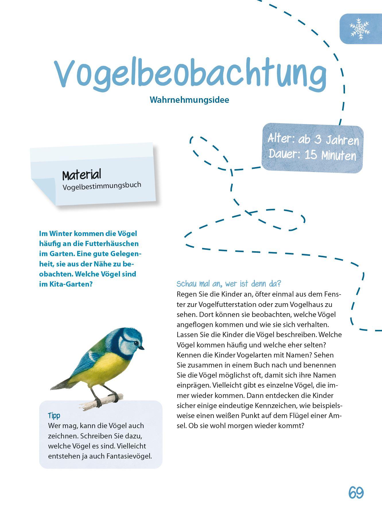 Beispielinhalt (Bild) Das Kita-Jahreszeitenbuch: Natur erleben