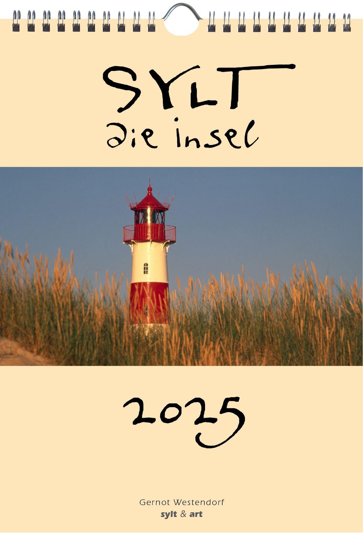 Vorderes Coverbild Sylt-die Insel 2025 A4 Kalender