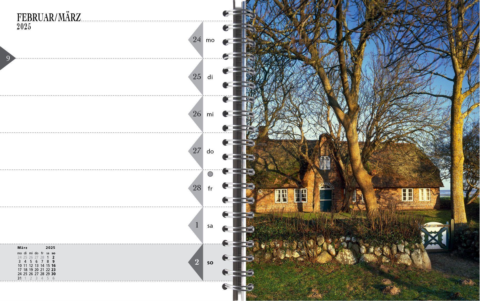 Beispielinhalt (Bild) Sylt-die Insel Tischkalender