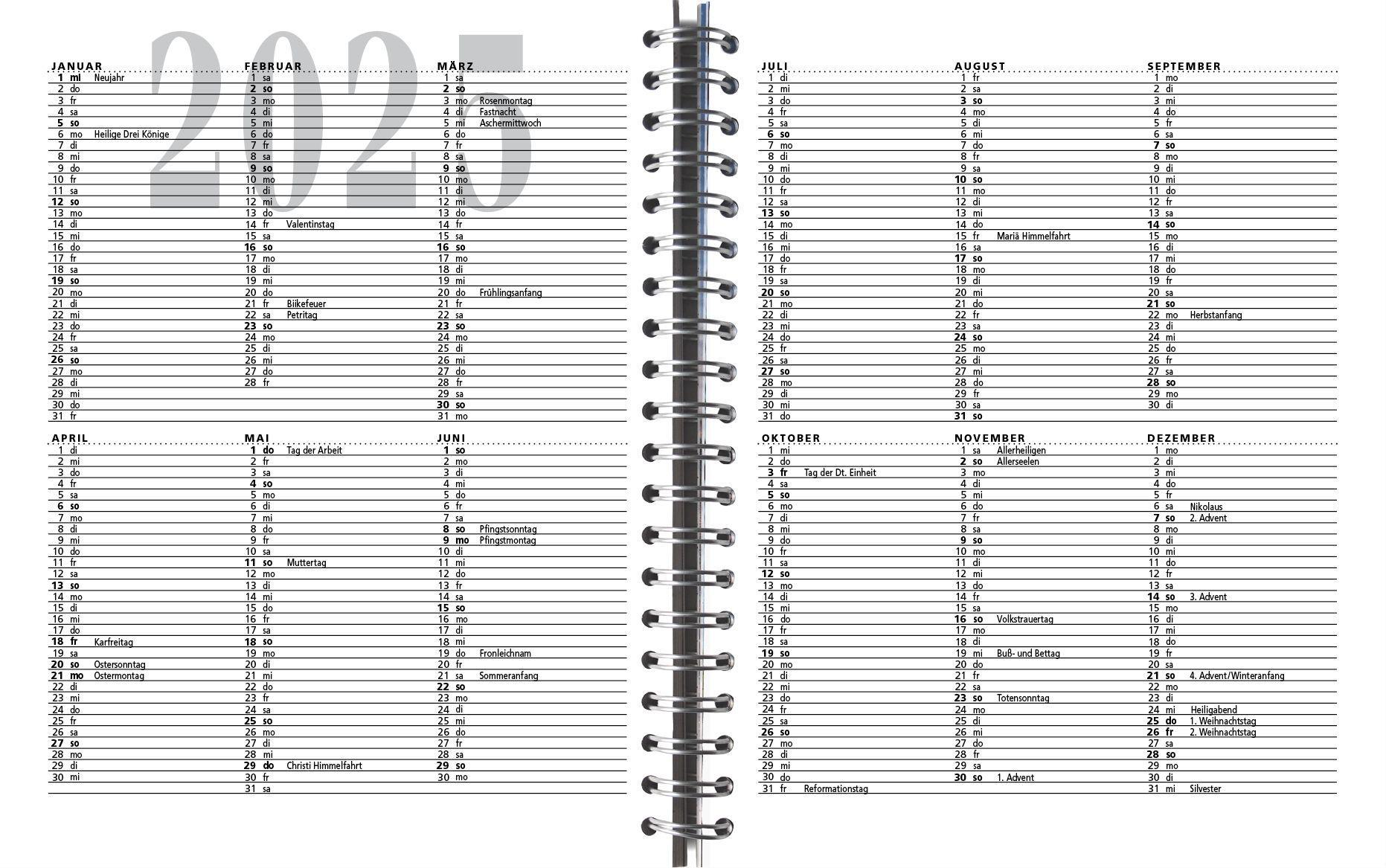 Beispielinhalt (Bild) Sylt-die Insel Tischkalender