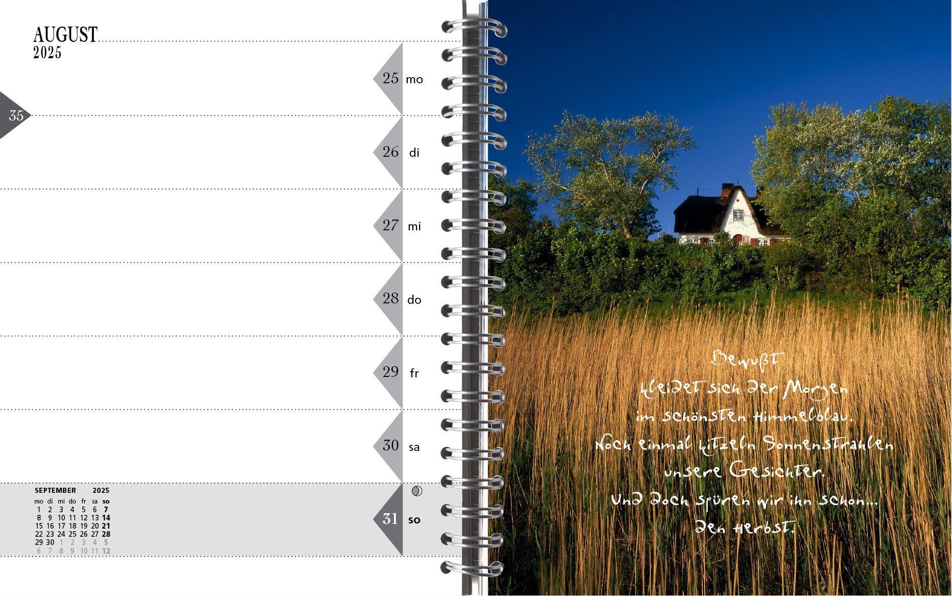 Beispielinhalt (Bild) Sylt-die Insel Tischkalender