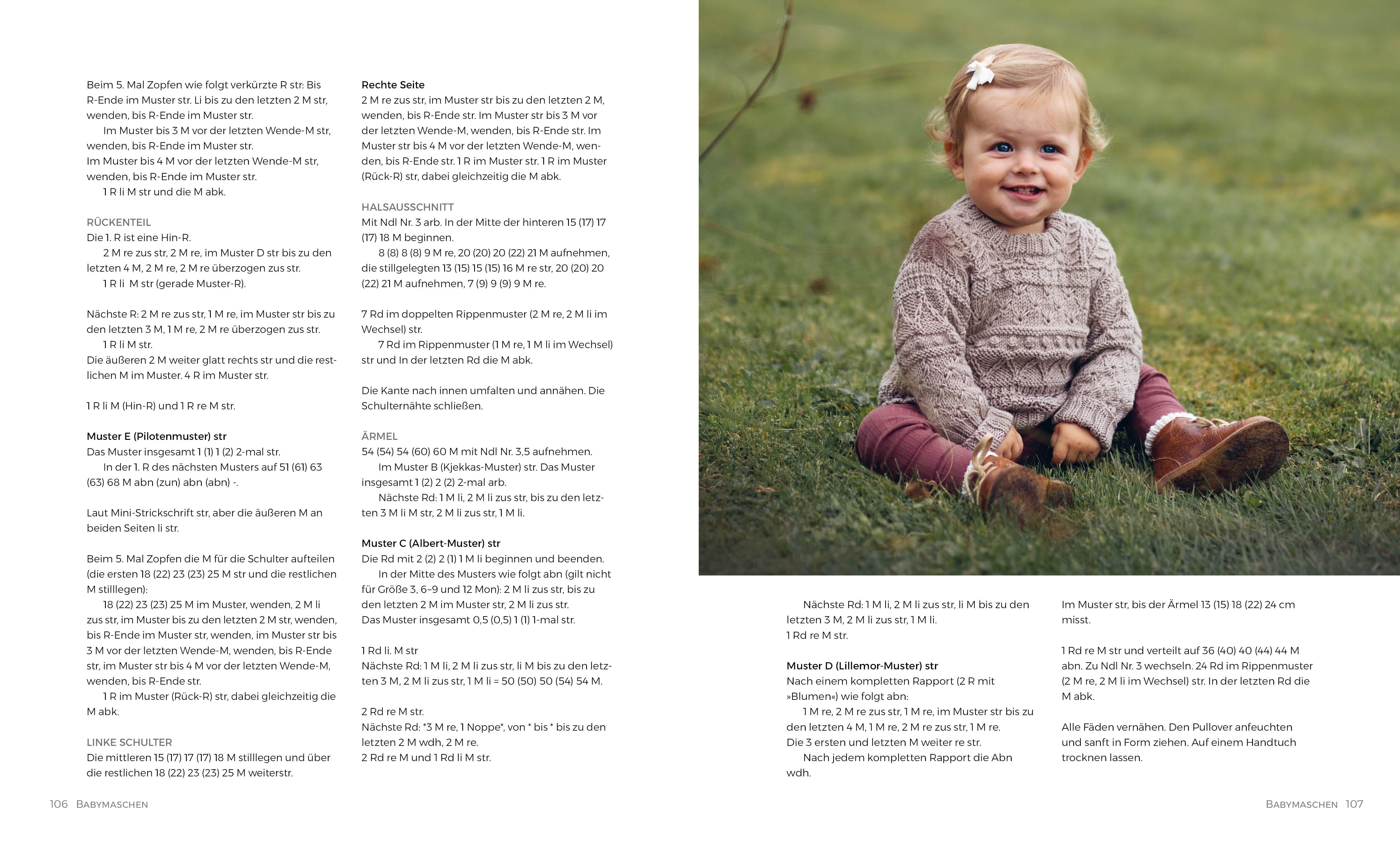 Beispielinhalt (Bild) Klompelompe Babymaschen