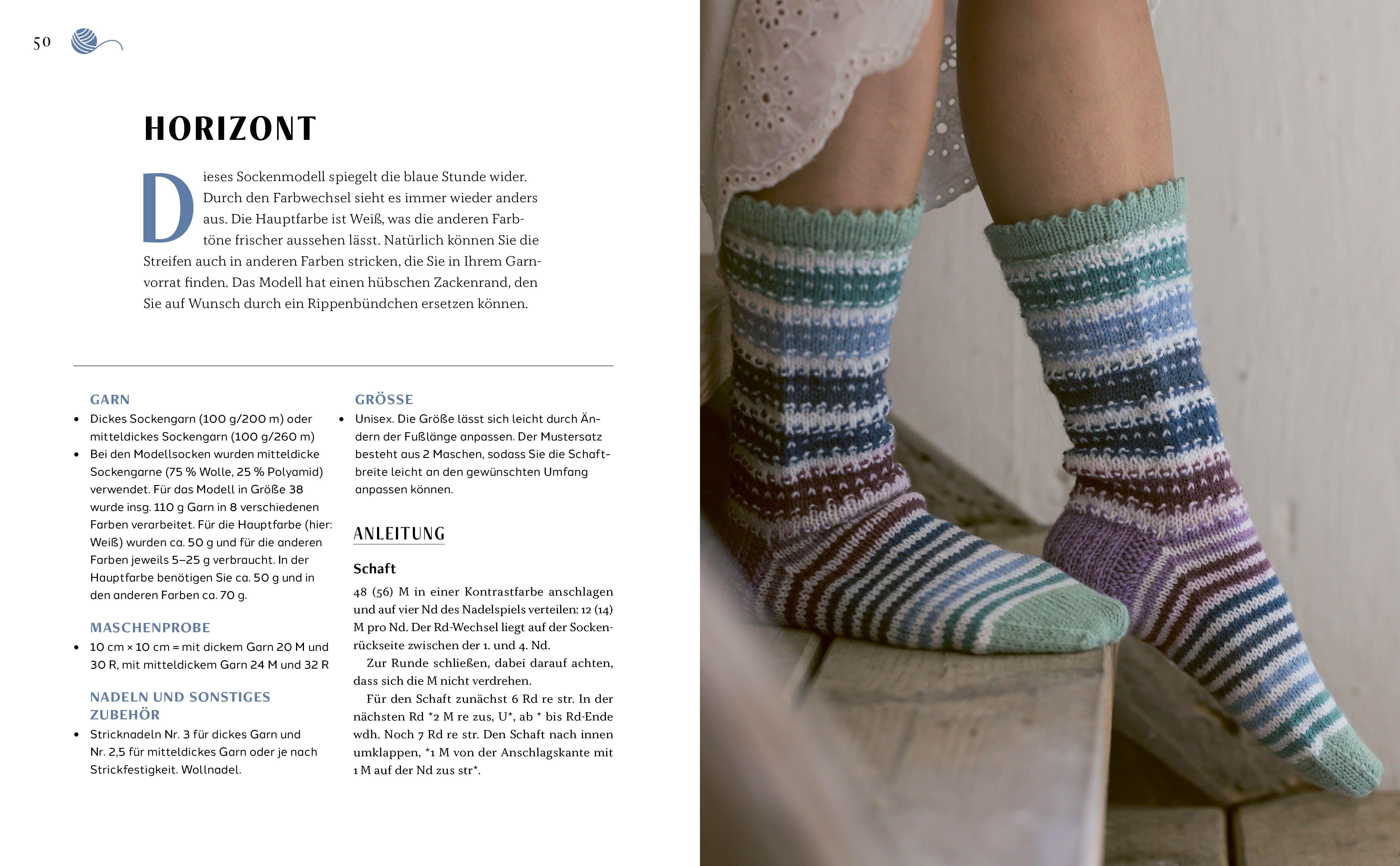 Beispielinhalt (Bild) Kuschelsocken aus Wollresten